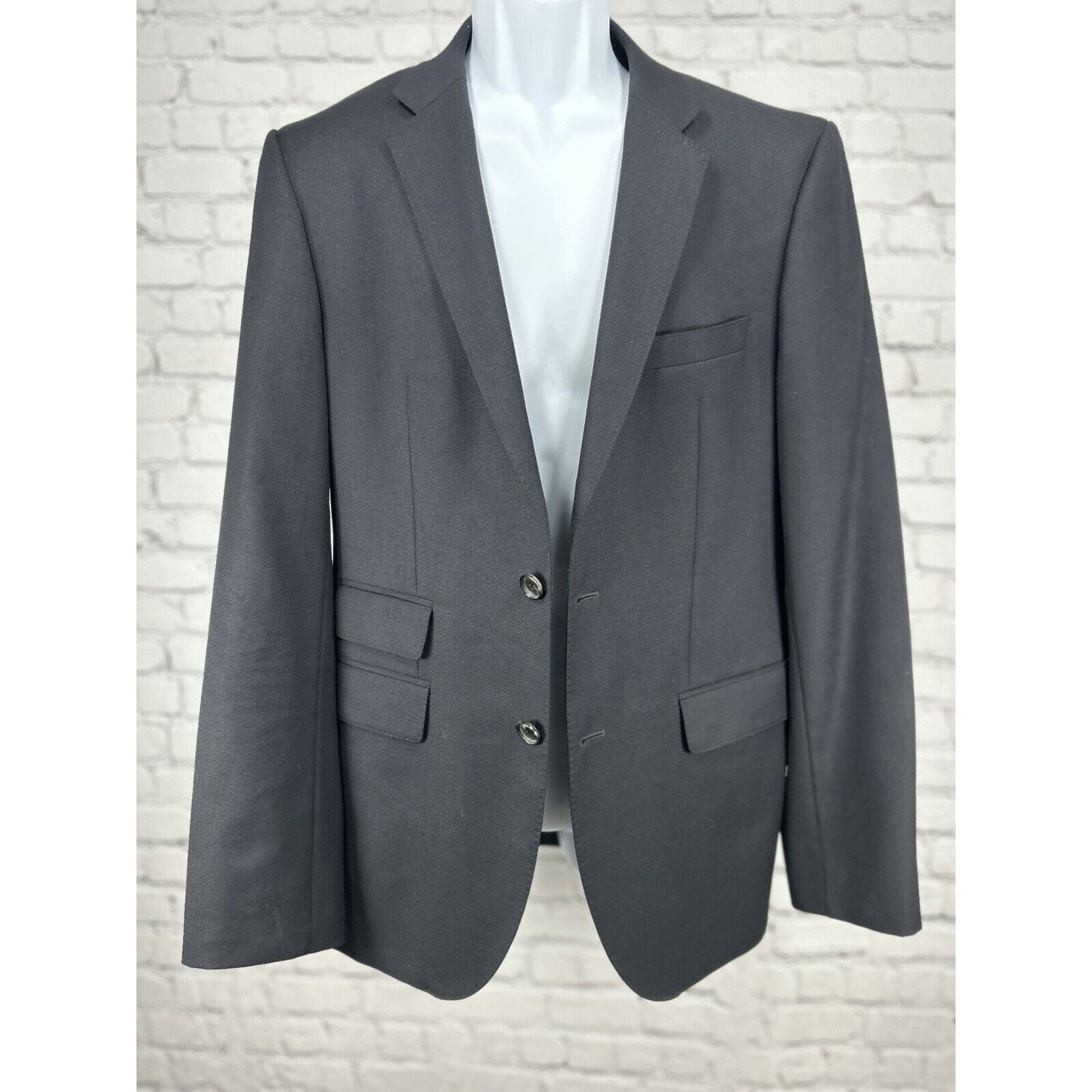 Boss Hugo Boss Black The Sweet3 Two Button Double Vented Blazer Suit Jacket 38R