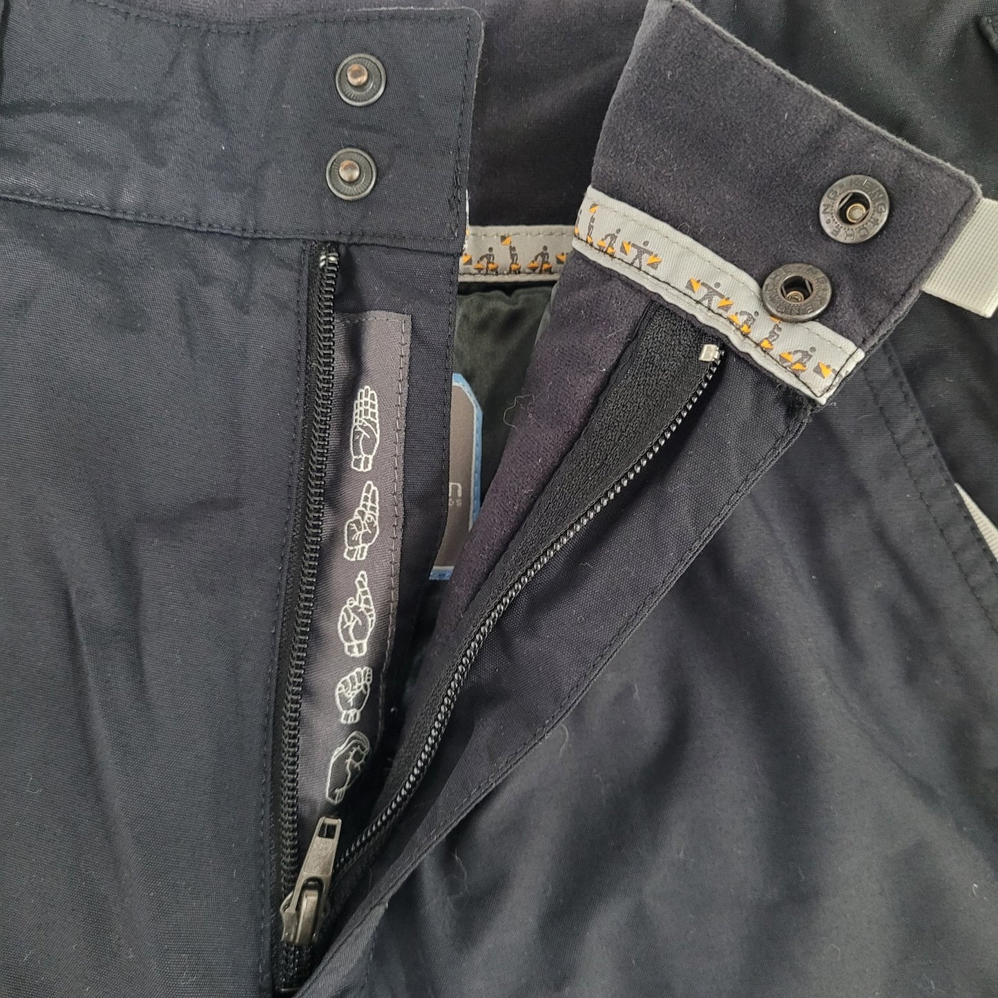Burton Radar Black Insulated Vented Snowboard Pants Size Small S (38x30)