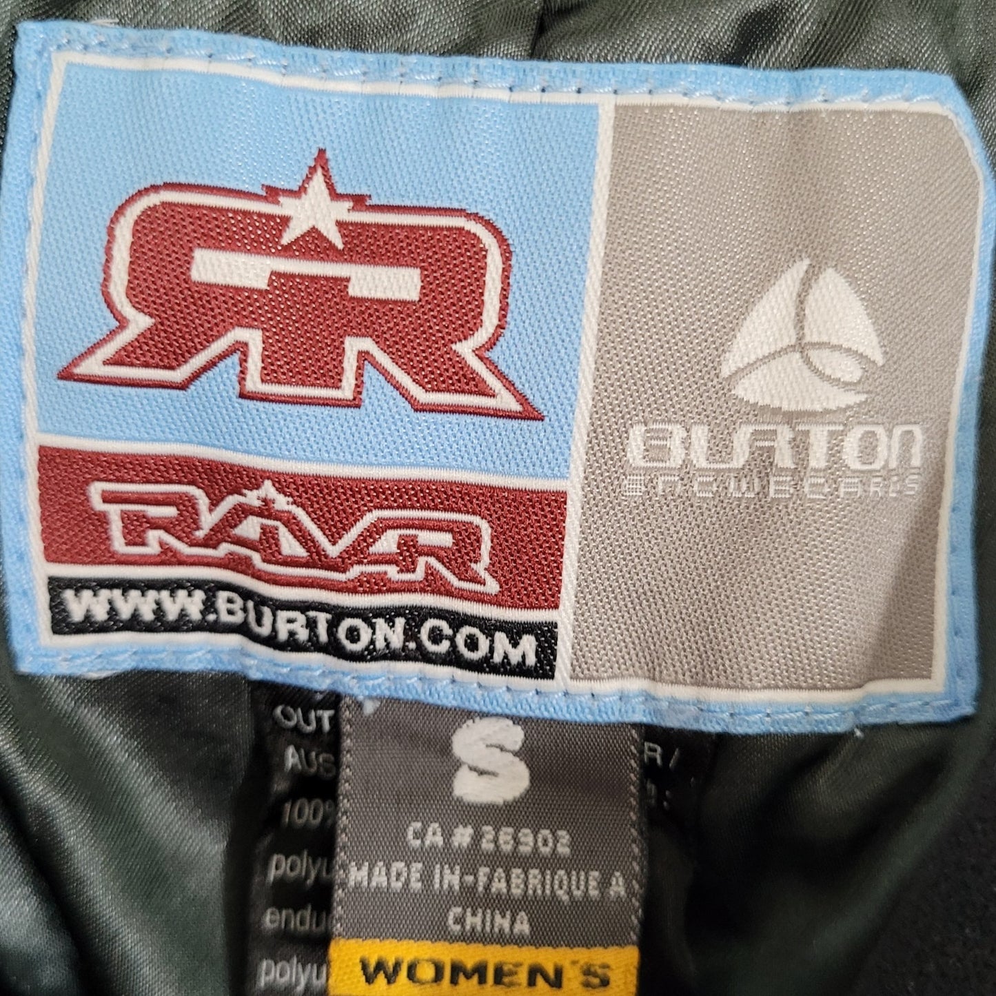 Burton Radar Black Insulated Vented Snowboard Pants Size Small S (38x30)