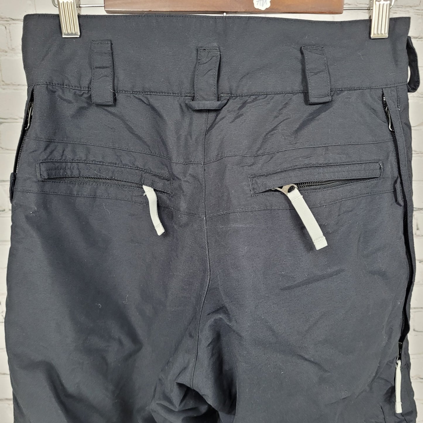 Burton Radar Black Insulated Vented Snowboard Pants Size Small S (38x30)