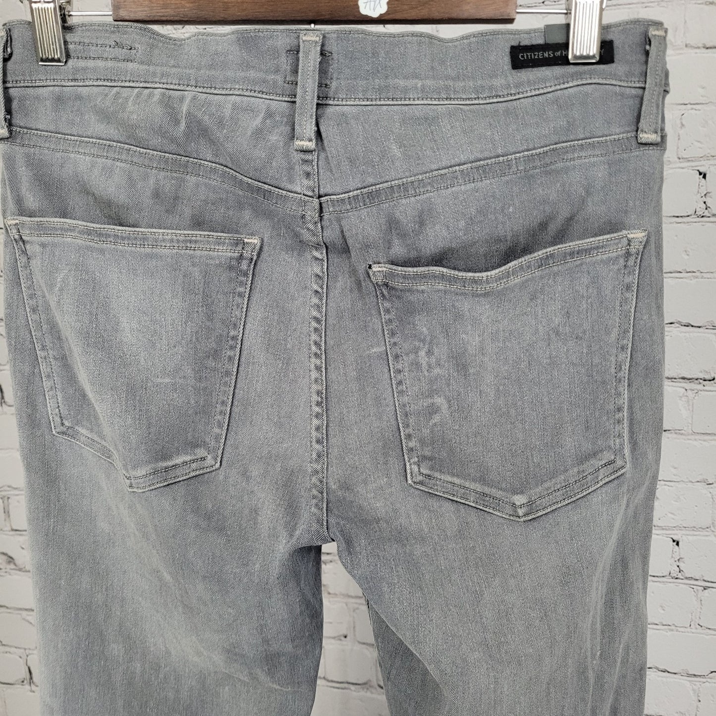 Citizens Of Humanity Grey Rocket High Rise Skinny Jeans USA Made 30 (30x29.5)