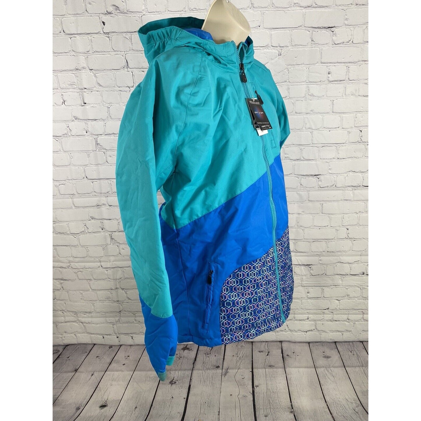 NWT Arctix Bluebird Frost Insulated Full Zip Hooded 5k Snow Jacket Girls XL