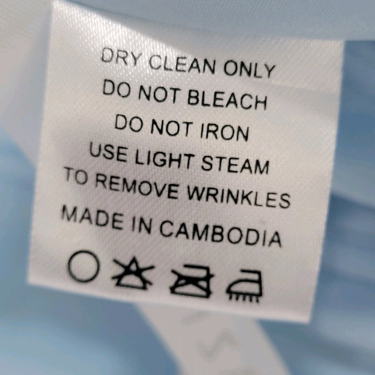 NWT Azazie Saige Sky Blue Empire Waist Side Slit Bridesmaid Dress Custom Size