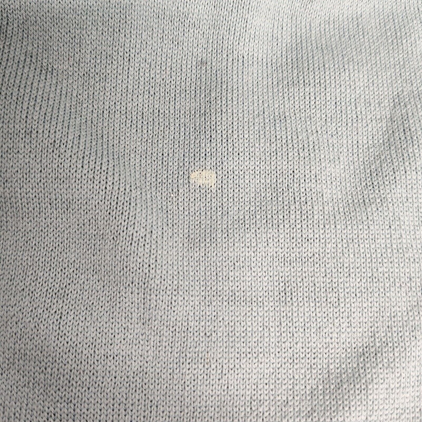 Gispa Made In Italy Baby Blue Heather Gray Shawl Style Open Sweater Women's Med