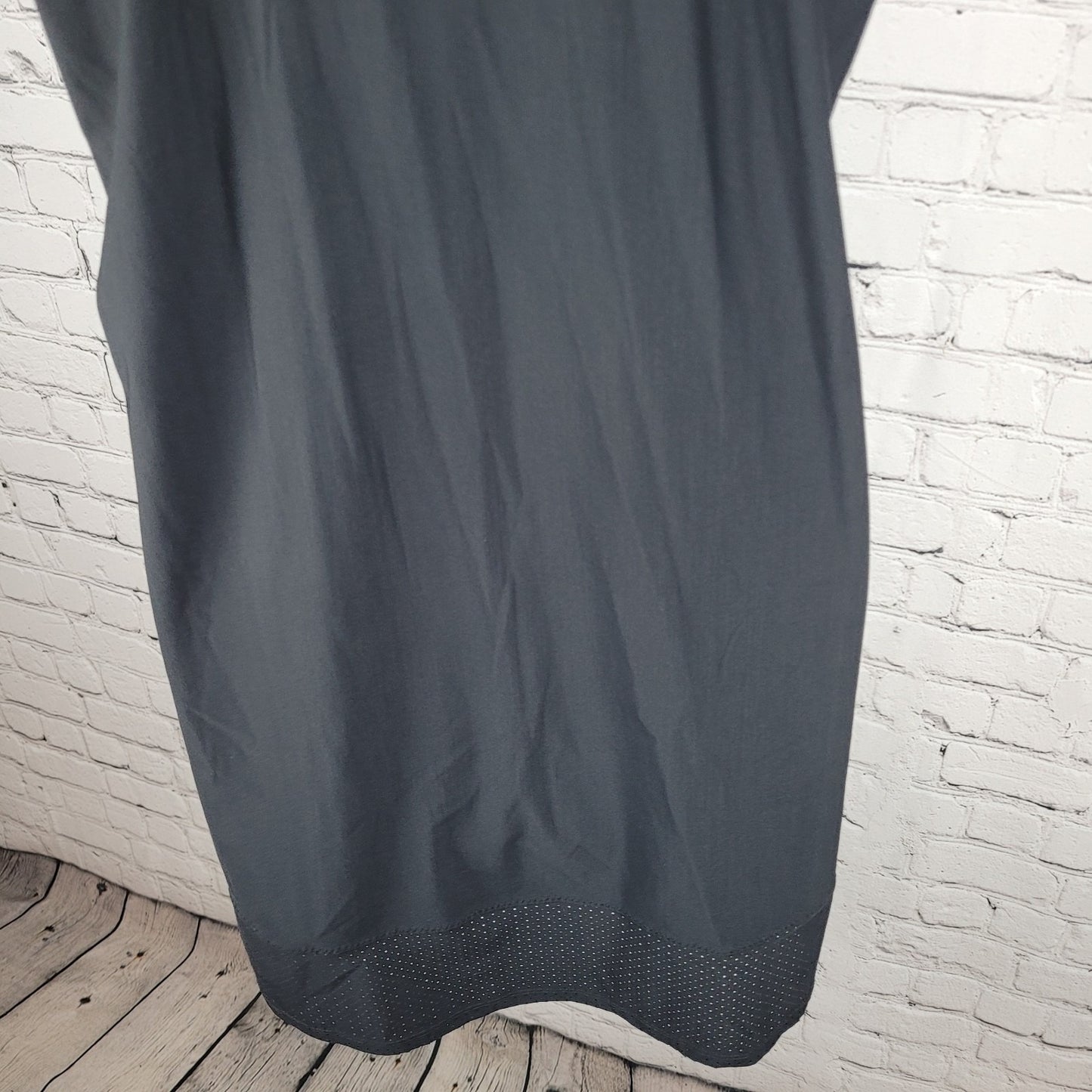 Athleta Black Nylon Stretch Athleisure Lightweight Sleeveless Tank Dress XS