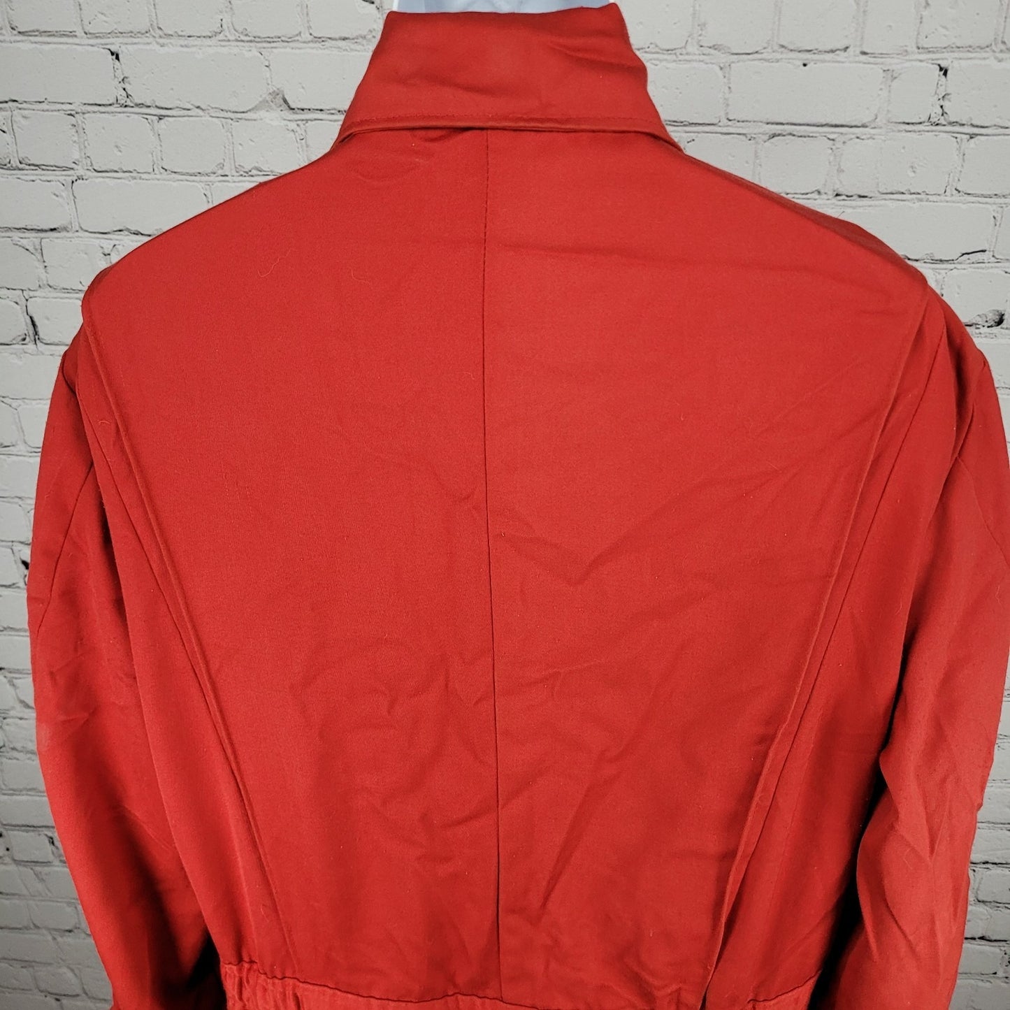 VTG Walls Blizzard Pruf Red Insulated One Piece Suit Coveralls USA Size Large LT