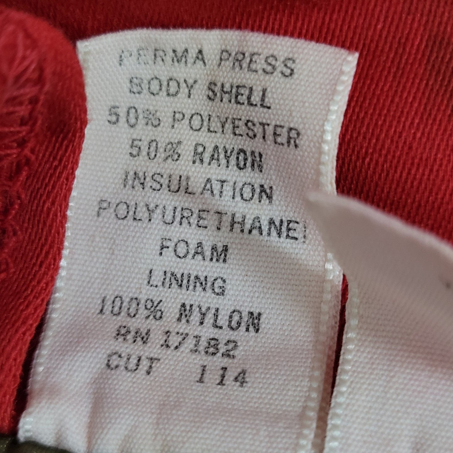VTG Walls Blizzard Pruf Red Insulated One Piece Suit Coveralls USA Size Large LT