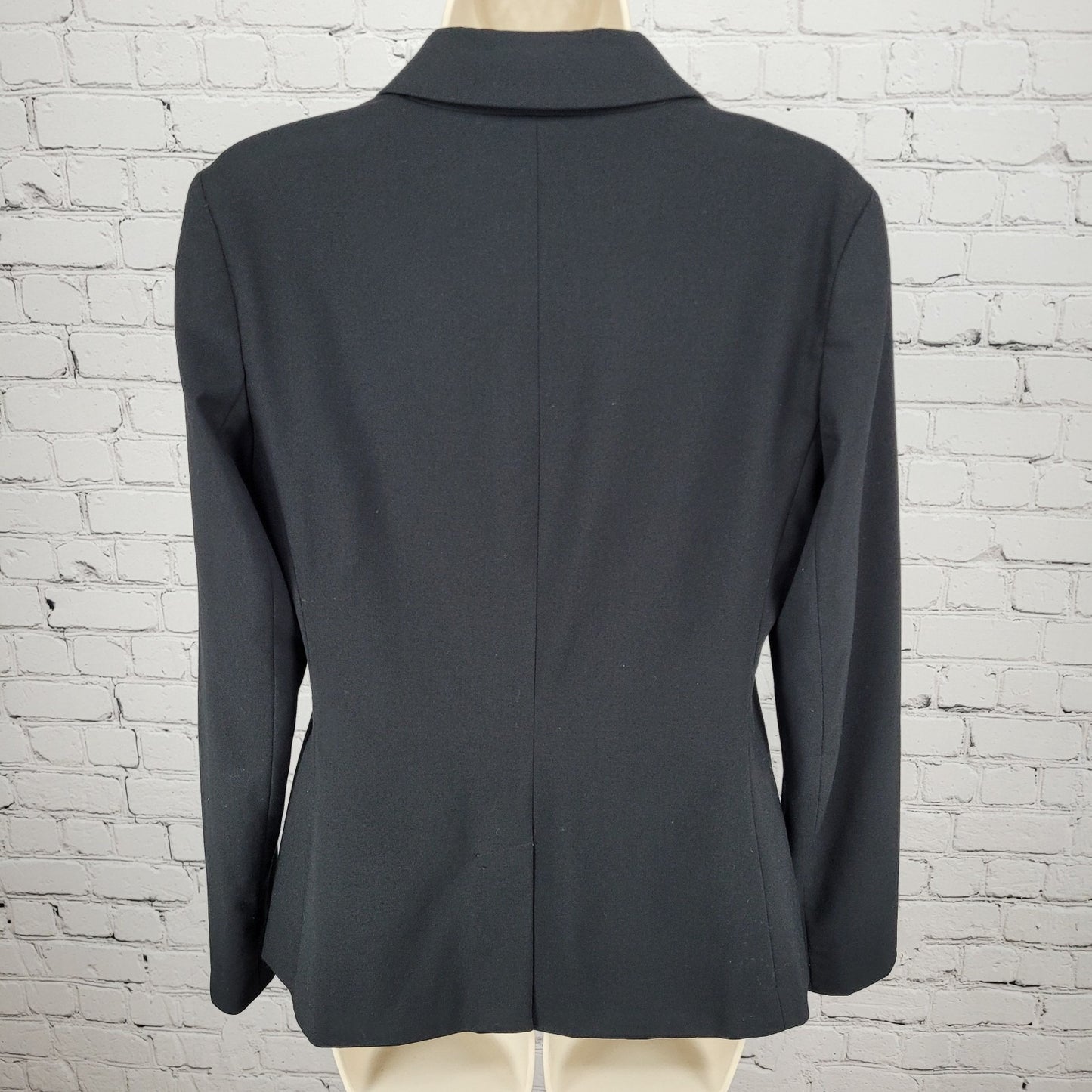 Ann Taylor Loft Black 1 Button Lightweight Notch Blazer Jacket Size Small S