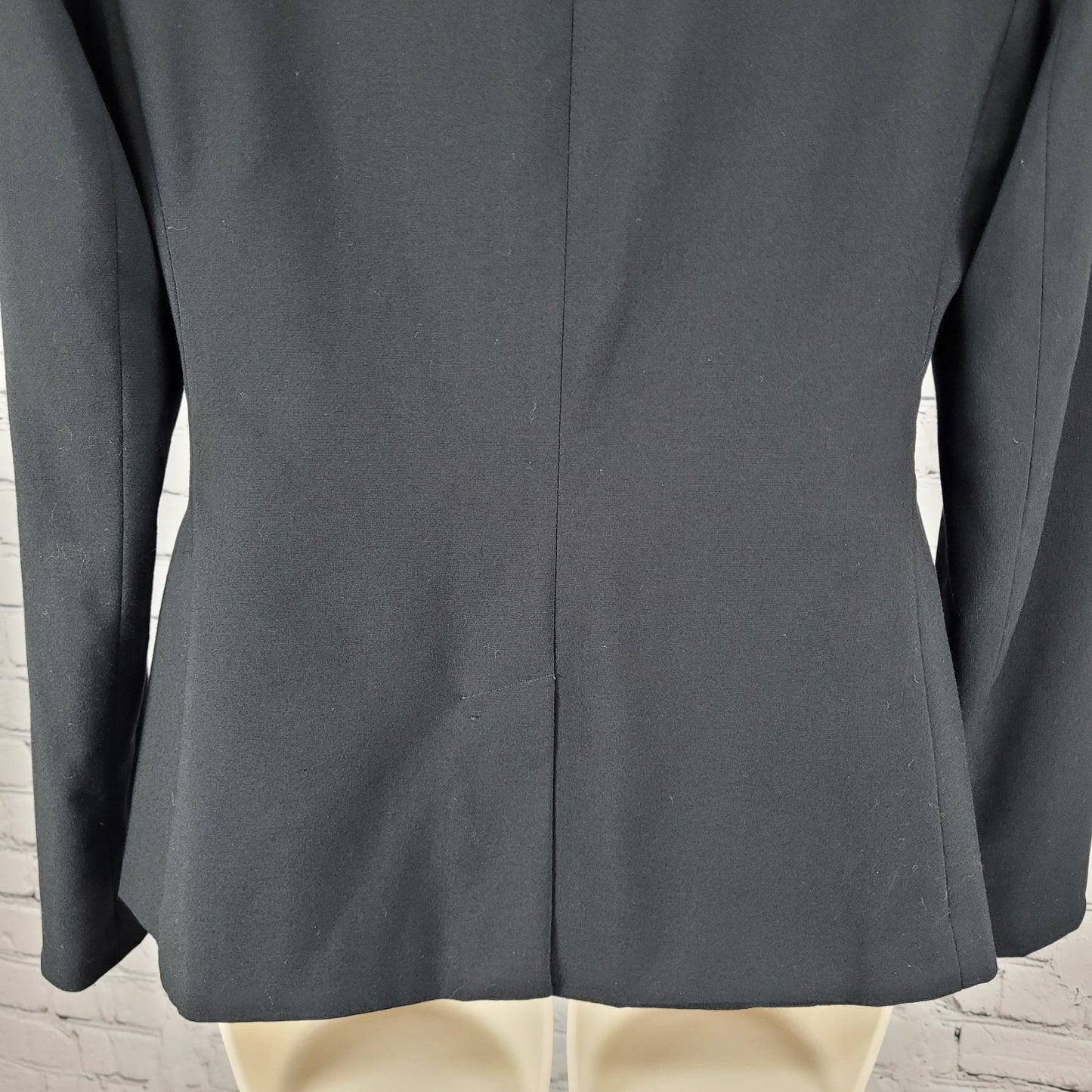 Ann Taylor Loft Black 1 Button Lightweight Notch Blazer Jacket Size Small S