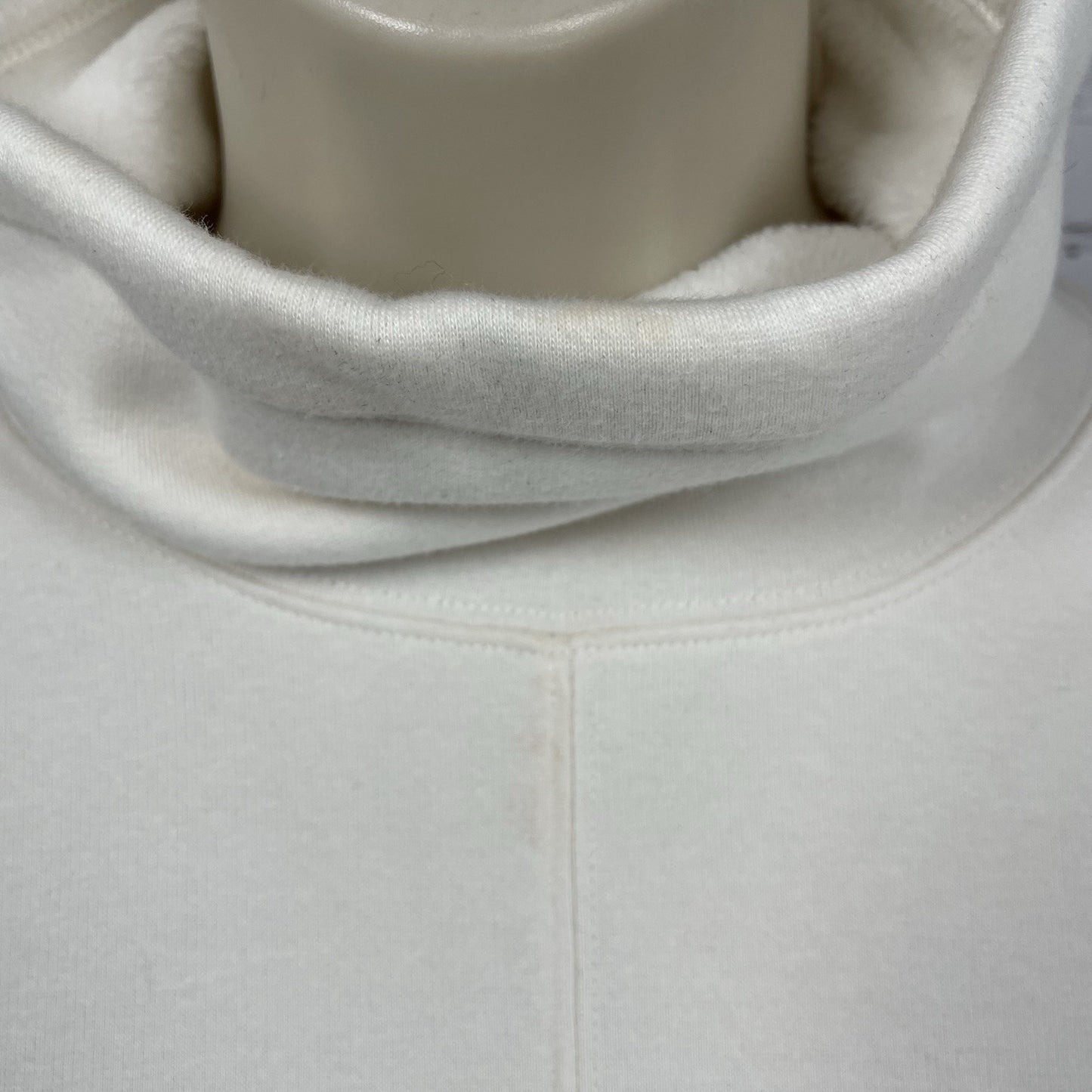 Athleta Ivory Soft Cozy Interior Oversized Turtleneck Sweater Sweatshirt XS