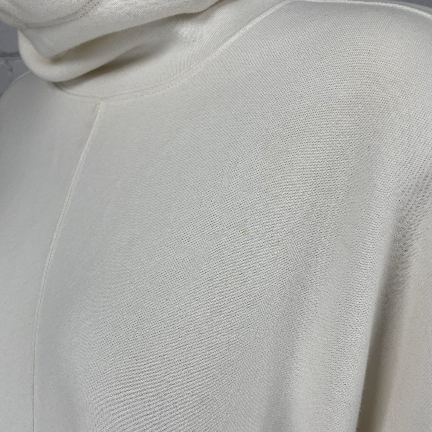 Athleta Ivory Soft Cozy Interior Oversized Turtleneck Sweater Sweatshirt XS