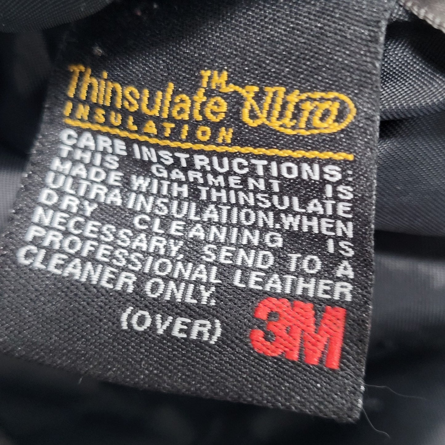VTG Wilsons Genuine Leather Maxima Black Full Zip Thinsulate Jacket Medium M