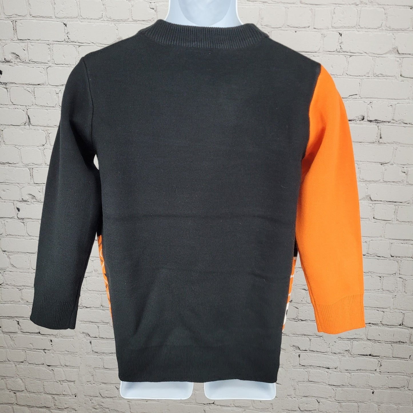 Tito's Handmade Vodka Austin Texas Black & Orange Pullover Sweater Size XS