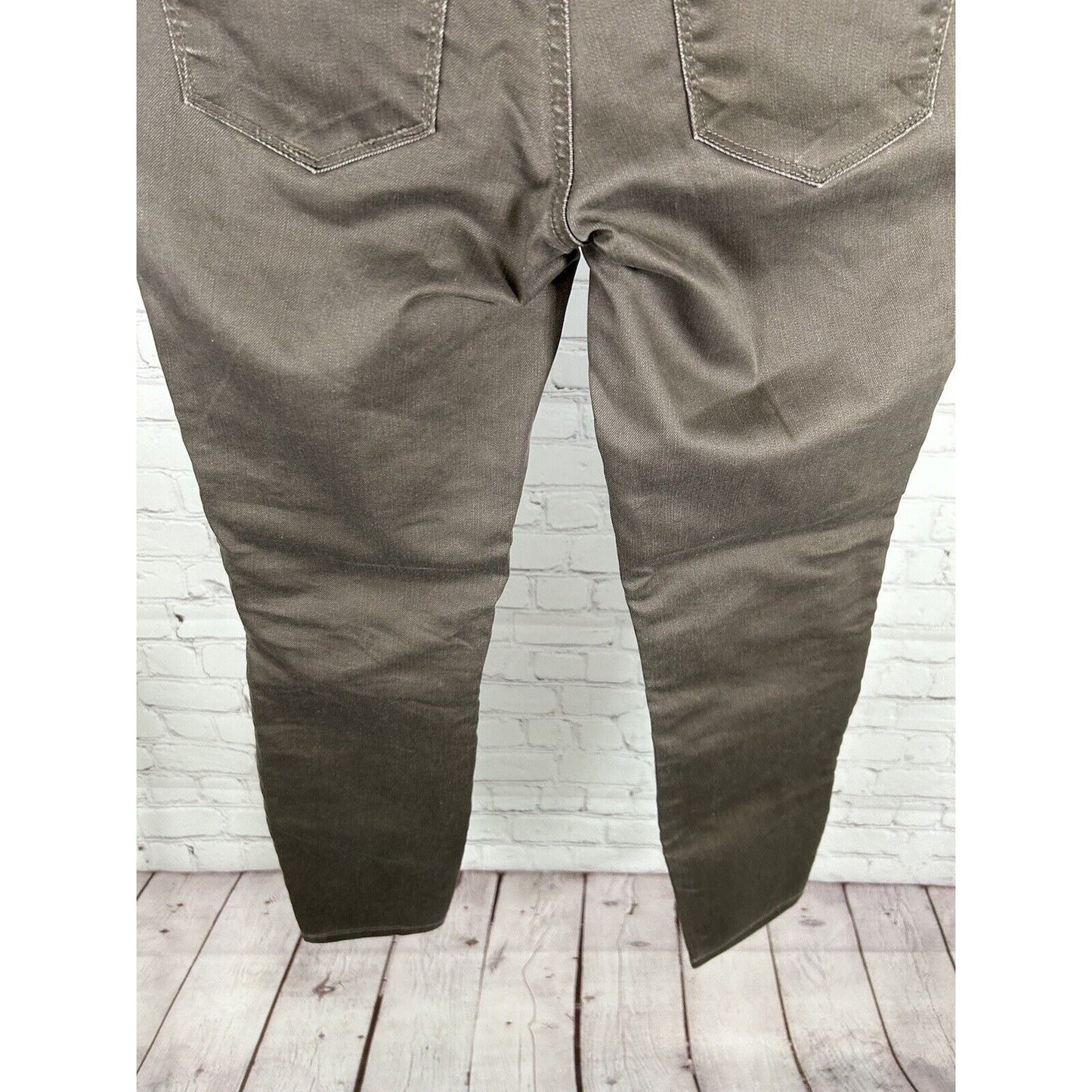 prAna Brown Denim Carlotta Crop Skinny Mid Rise Women’s Pants 8 (28 x 27)