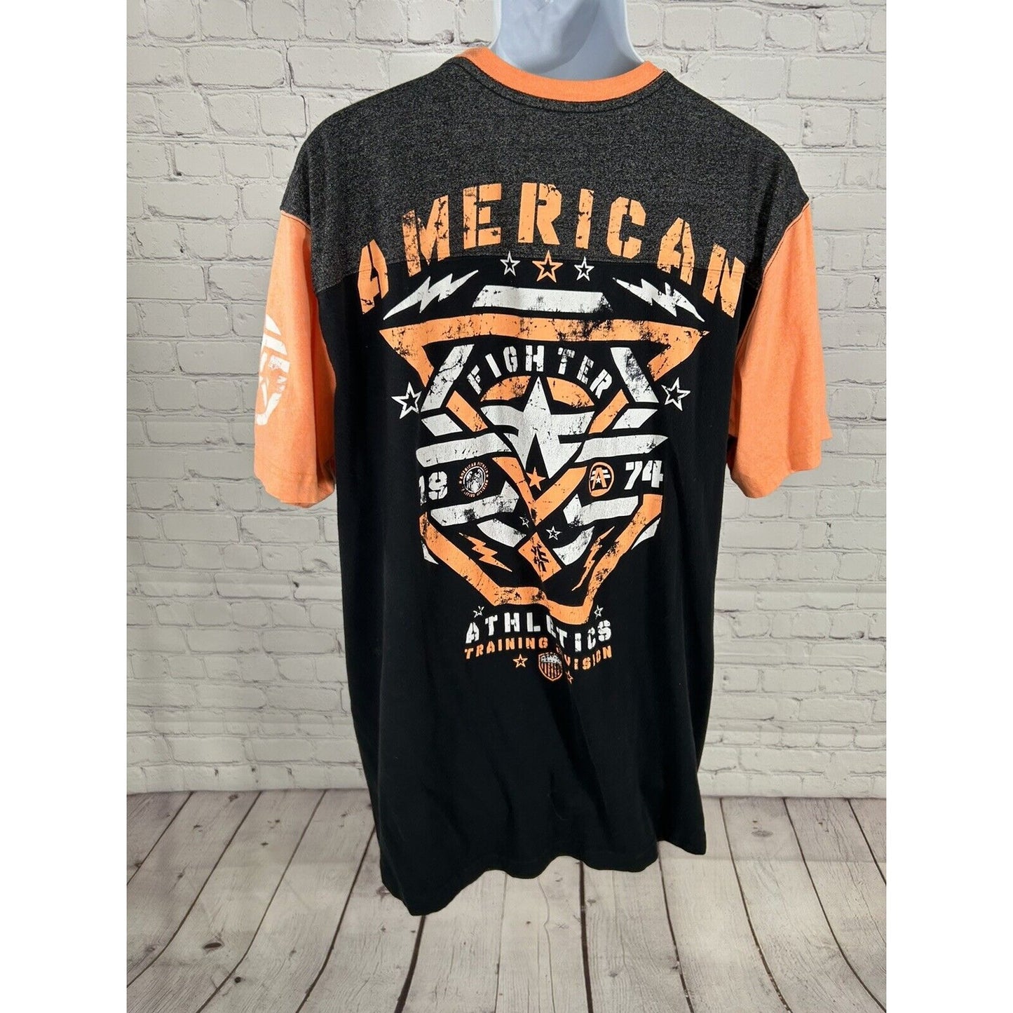 Lot Of 2 American Fighter T Shirts Men’s Graphic Tee’s Short Sleeve Tagless 3XL