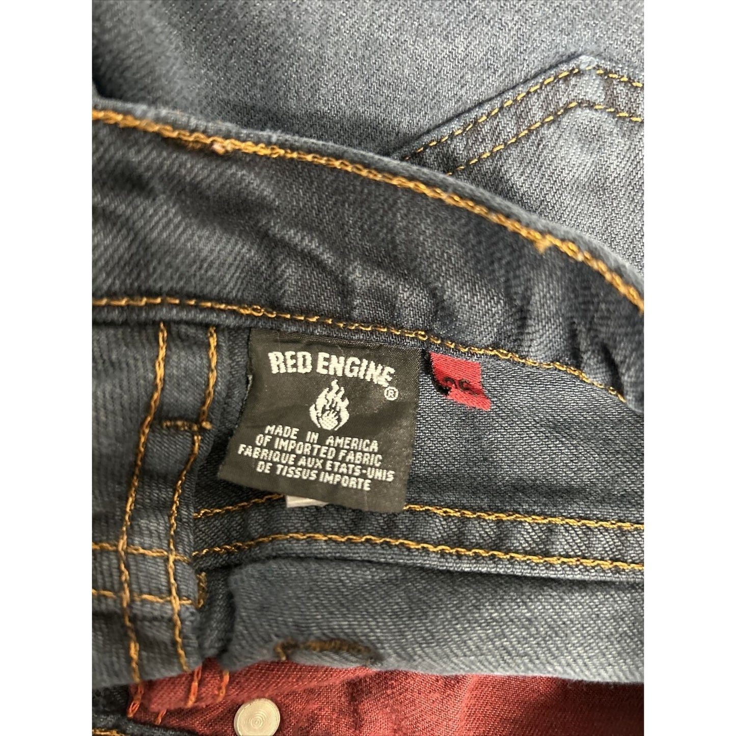 VTG Red Engine Vintage Original Denim Dark Wash Women’s Skinny Jeans (28 x 33)