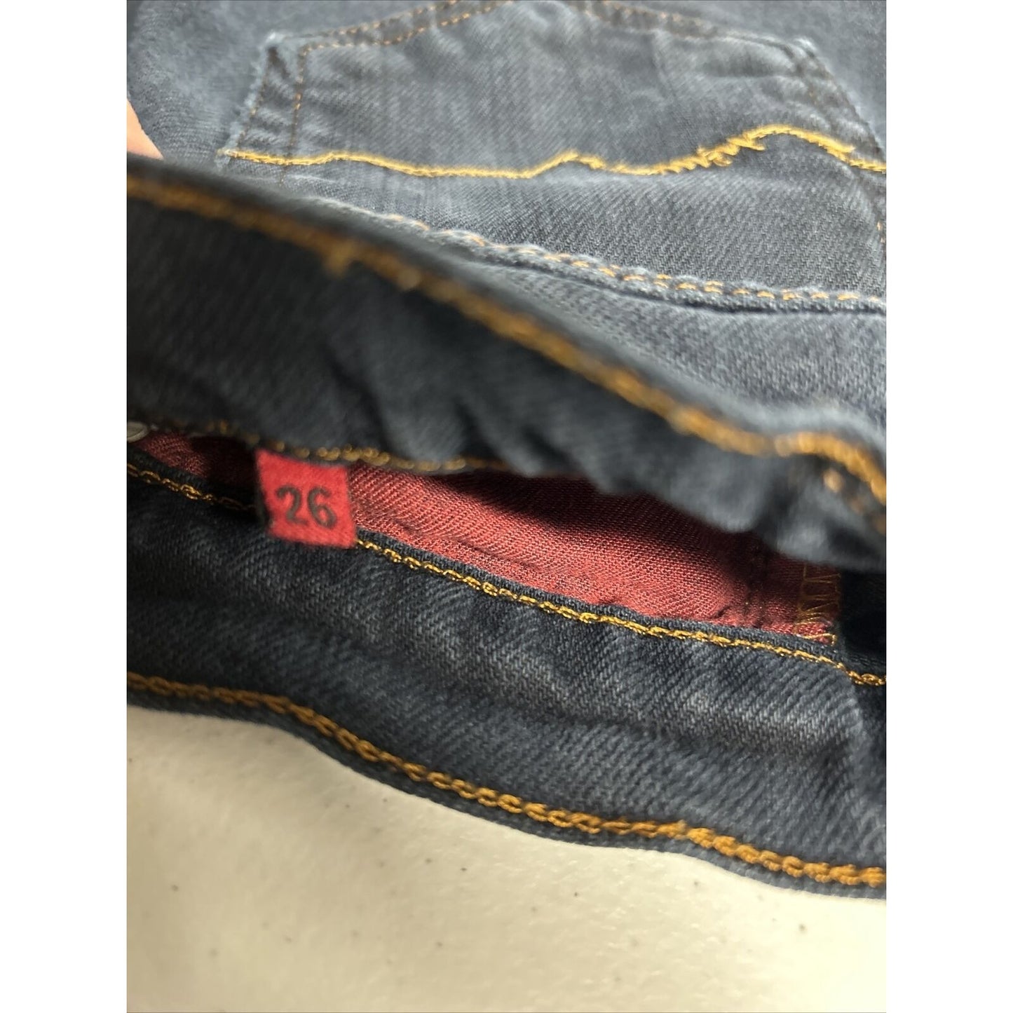 VTG Red Engine Vintage Original Denim Dark Wash Women’s Skinny Jeans (28 x 33)