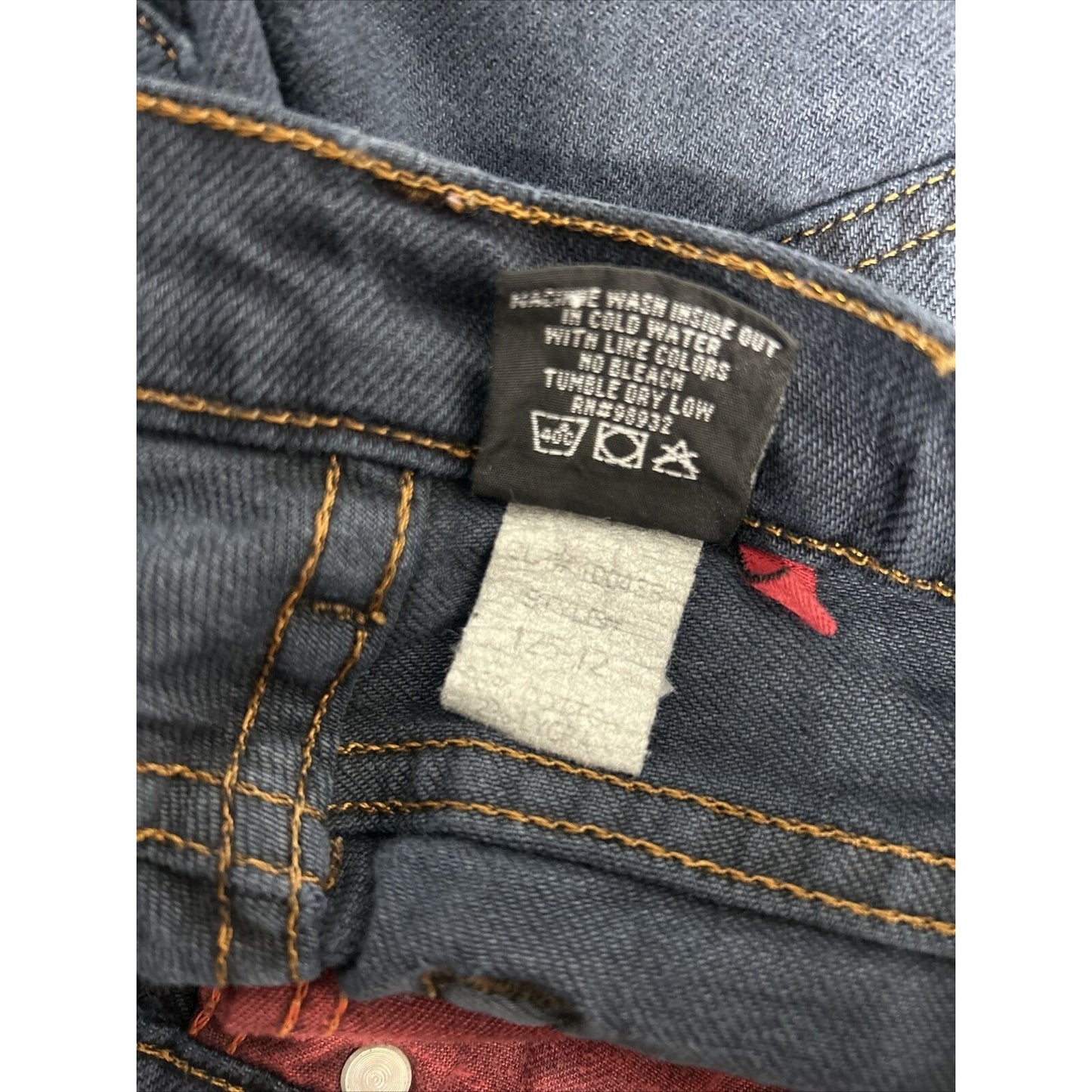 VTG Red Engine Vintage Original Denim Dark Wash Women’s Skinny Jeans (28 x 33)