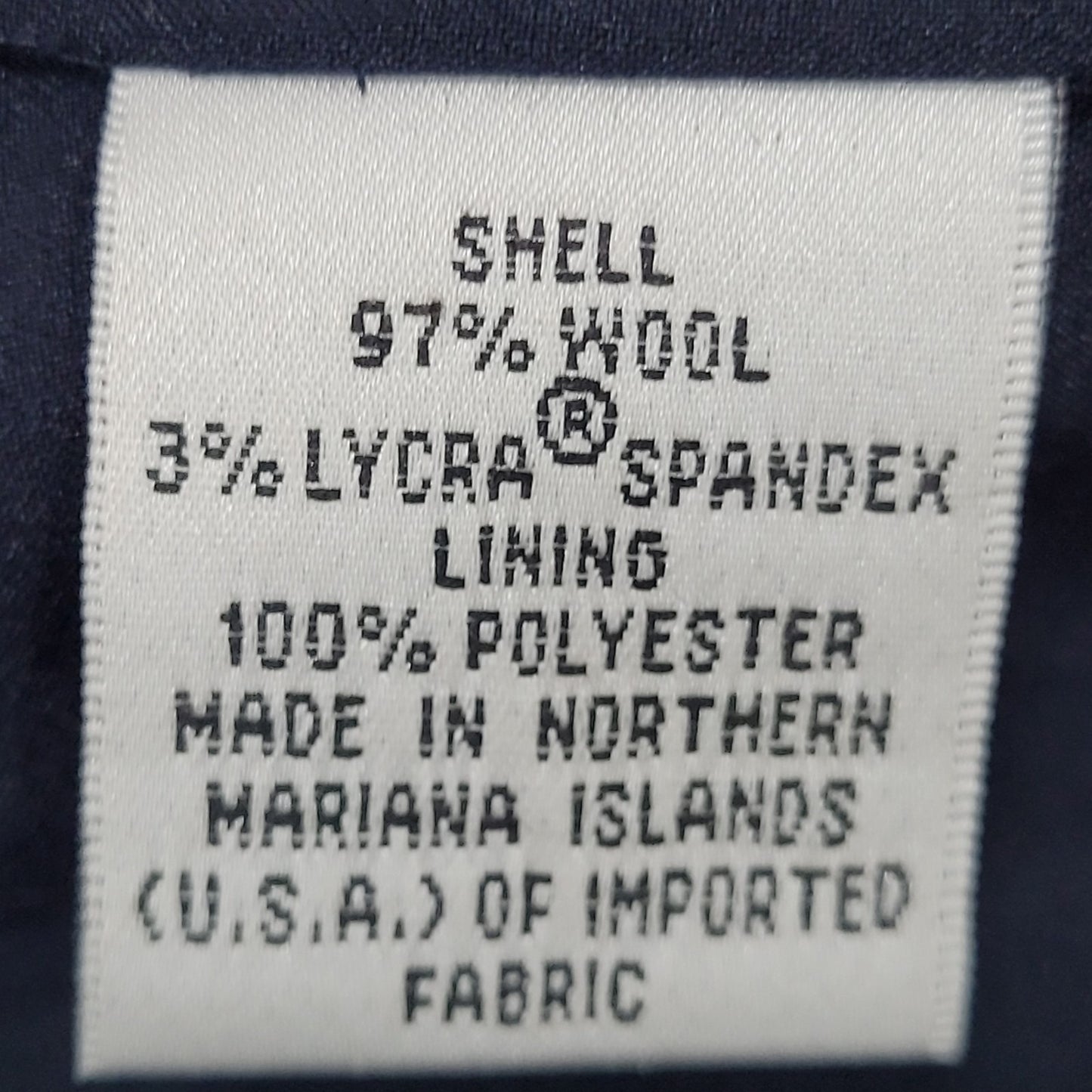 Talbots Blue Italian Wool Stretch 3 Button Peak Blazer USA Made Size 14