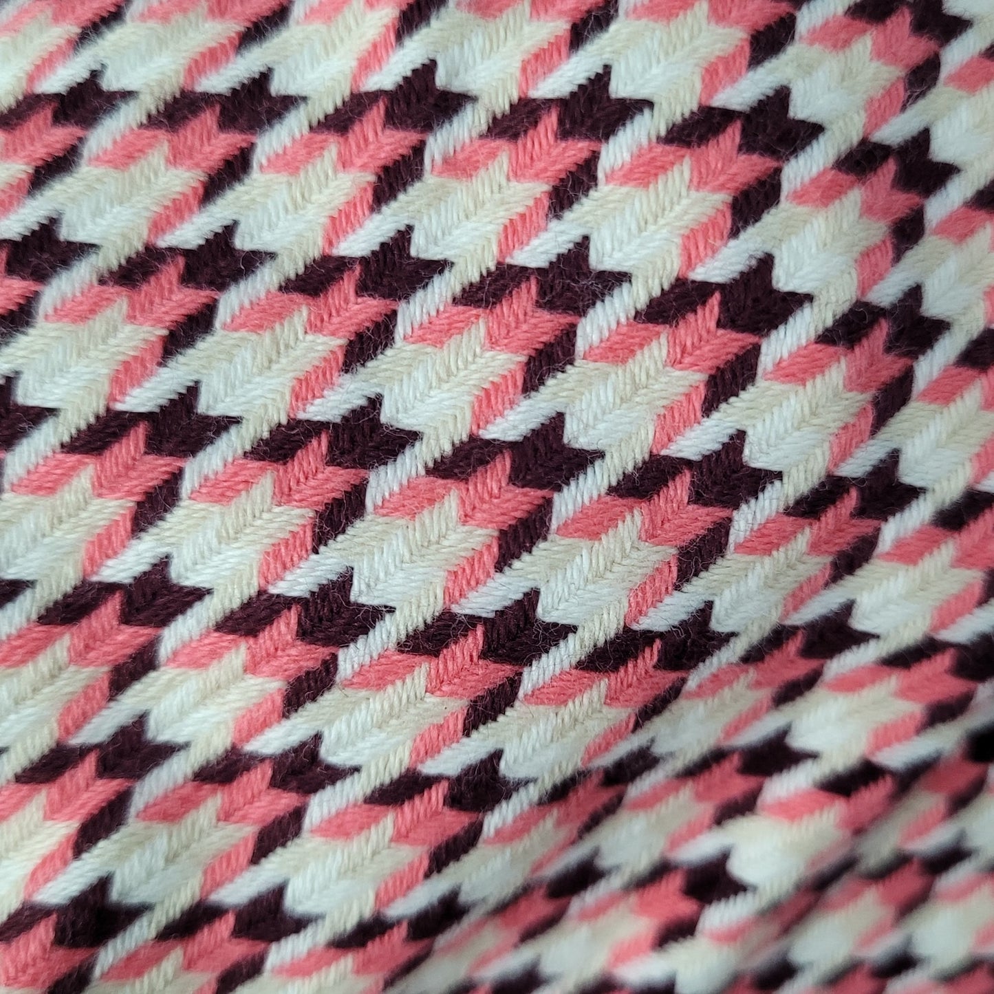 Paper London Multicolor Houndstooth Cotton Pleated Mini Skirt Size XS (24x17)