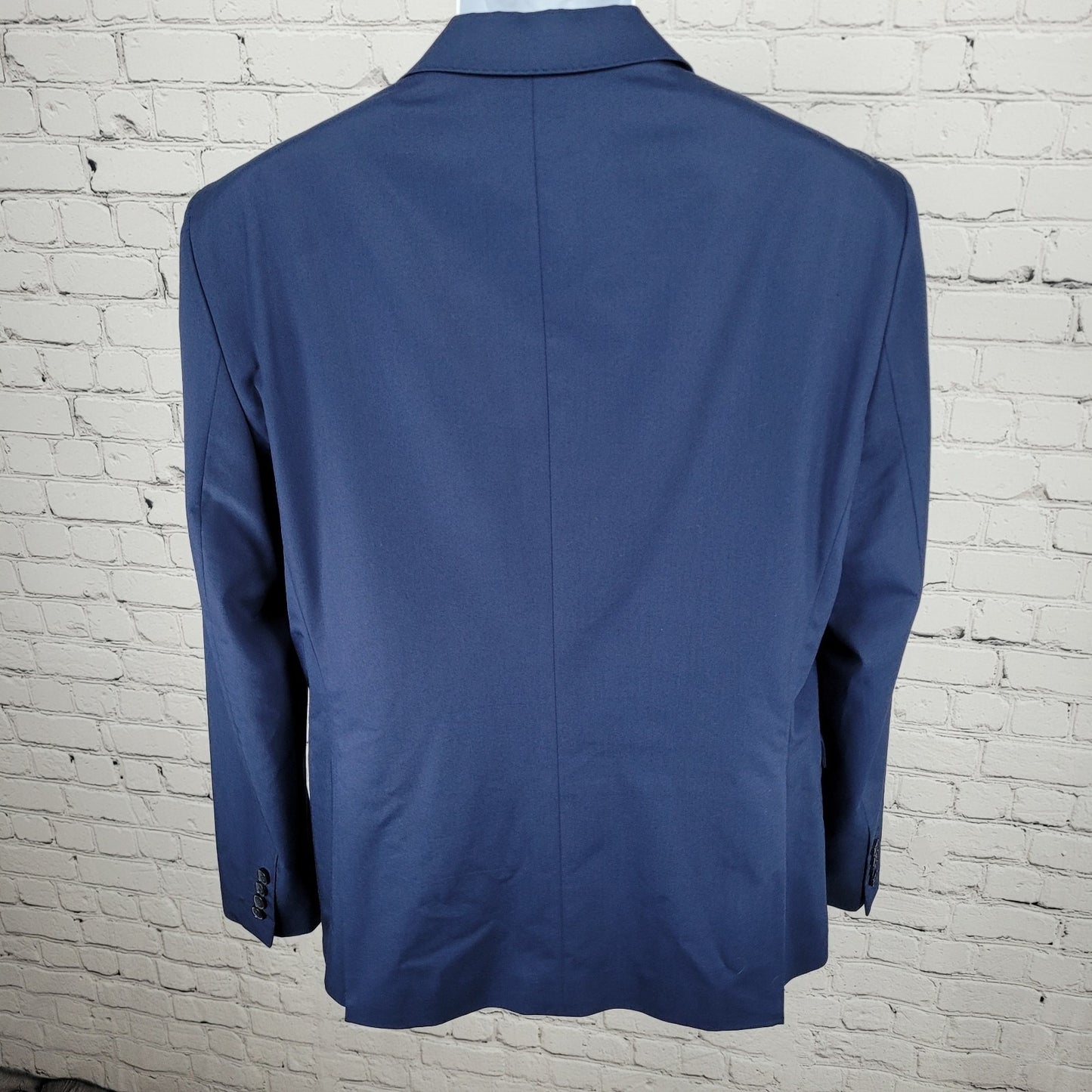 Zara Man Blue Wool Comfort AW'16 Stretch 2 Button Blazer Sport Coat Size 42