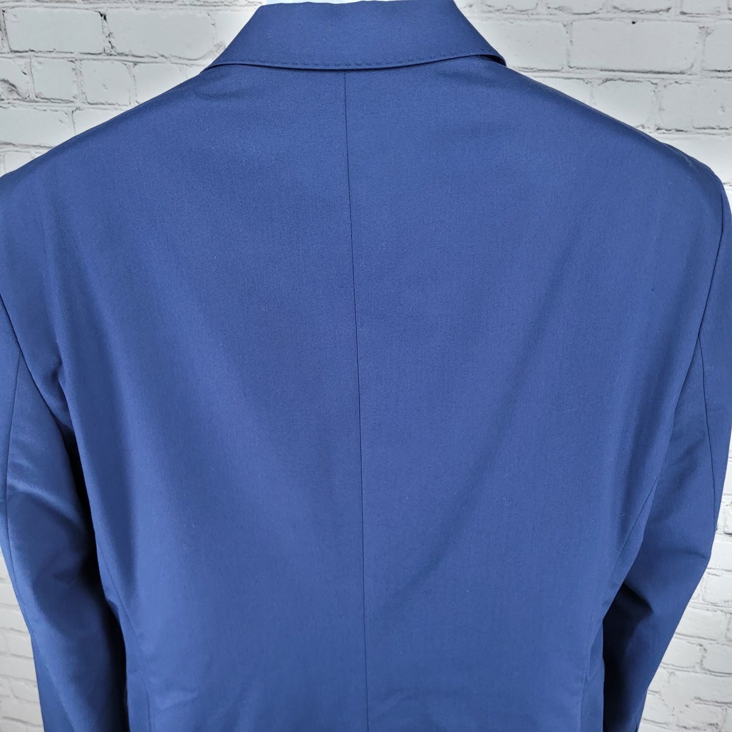 Zara Man Blue Wool Comfort AW'16 Stretch 2 Button Blazer Sport Coat Size 42