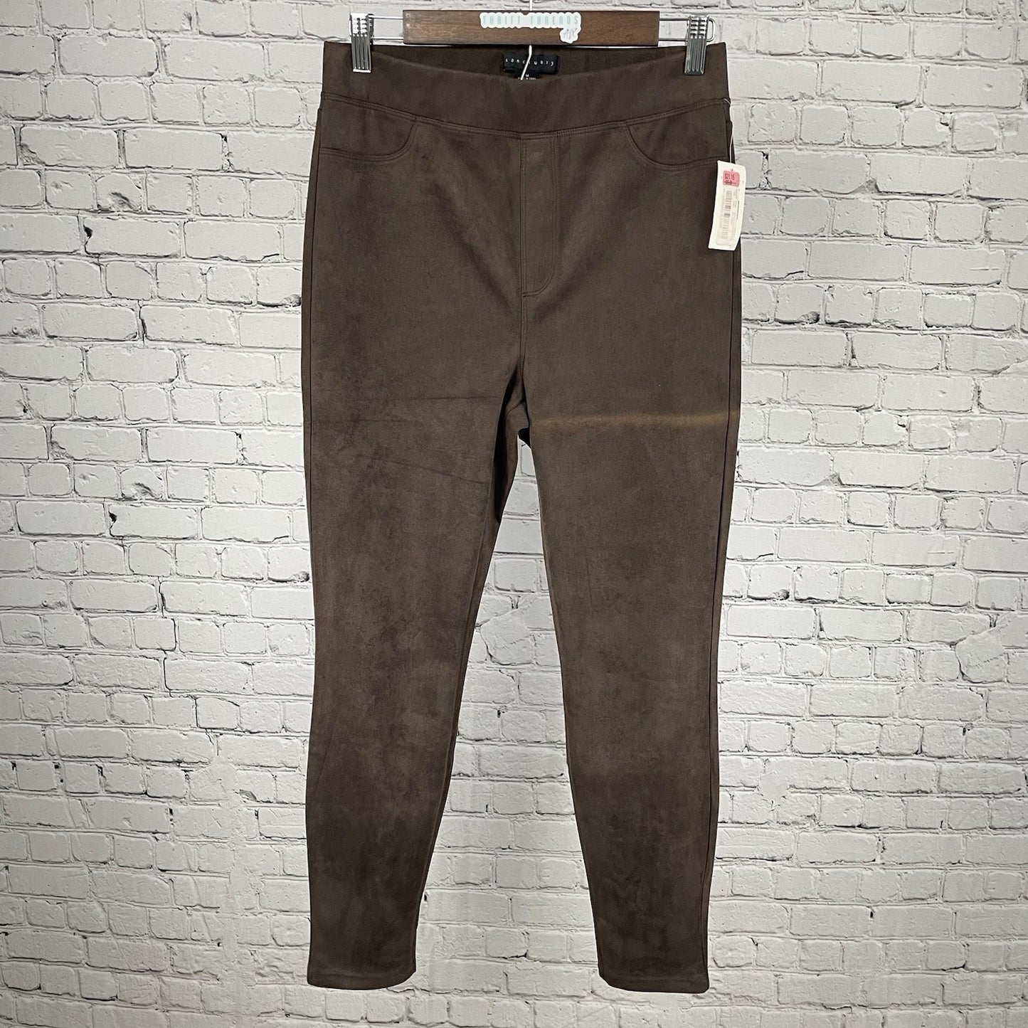 NWD Sanctuary Brown Velvety Soft High Rise Stretch Pants Size Medium M (28x28)