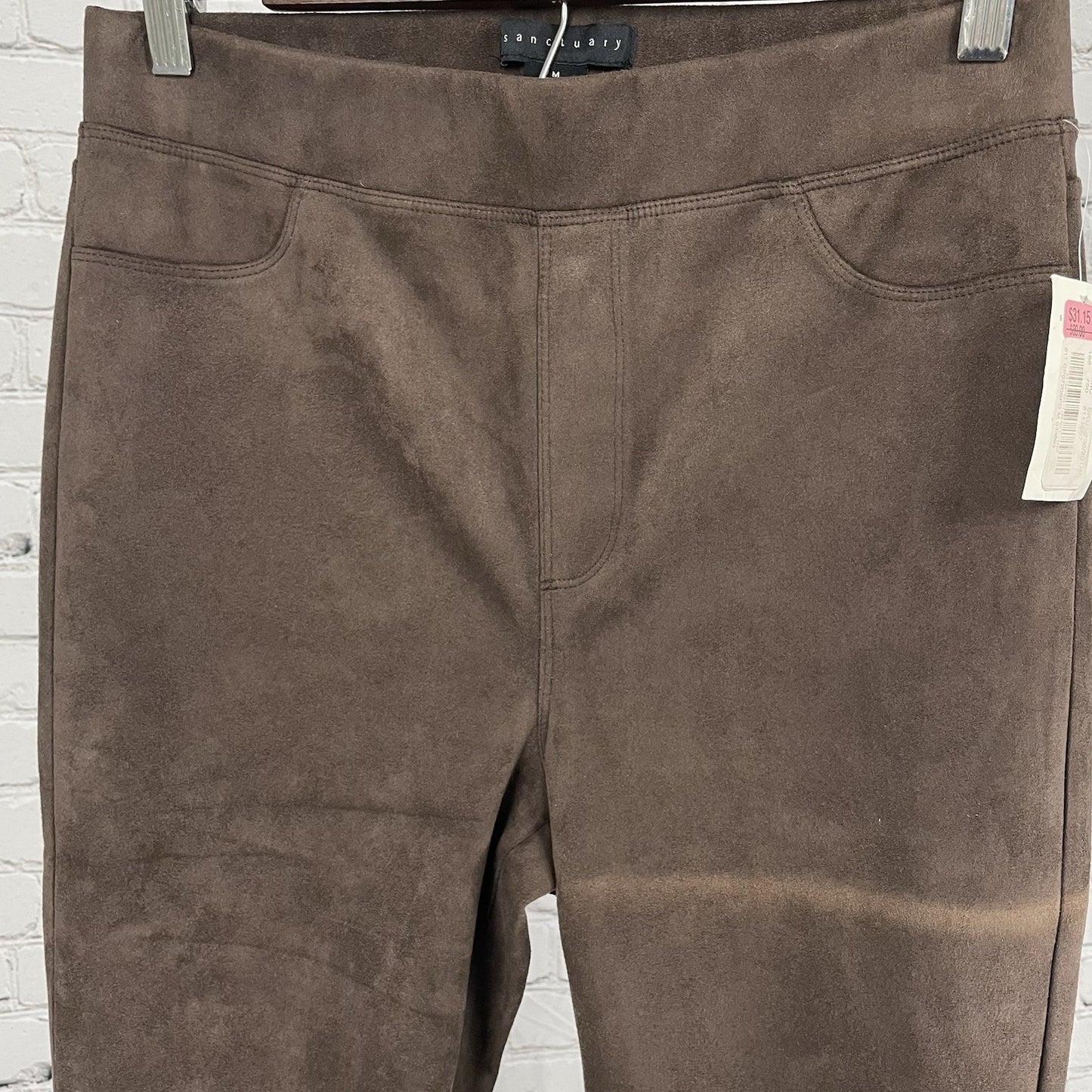 NWD Sanctuary Brown Velvety Soft High Rise Stretch Pants Size Medium M (28x28)