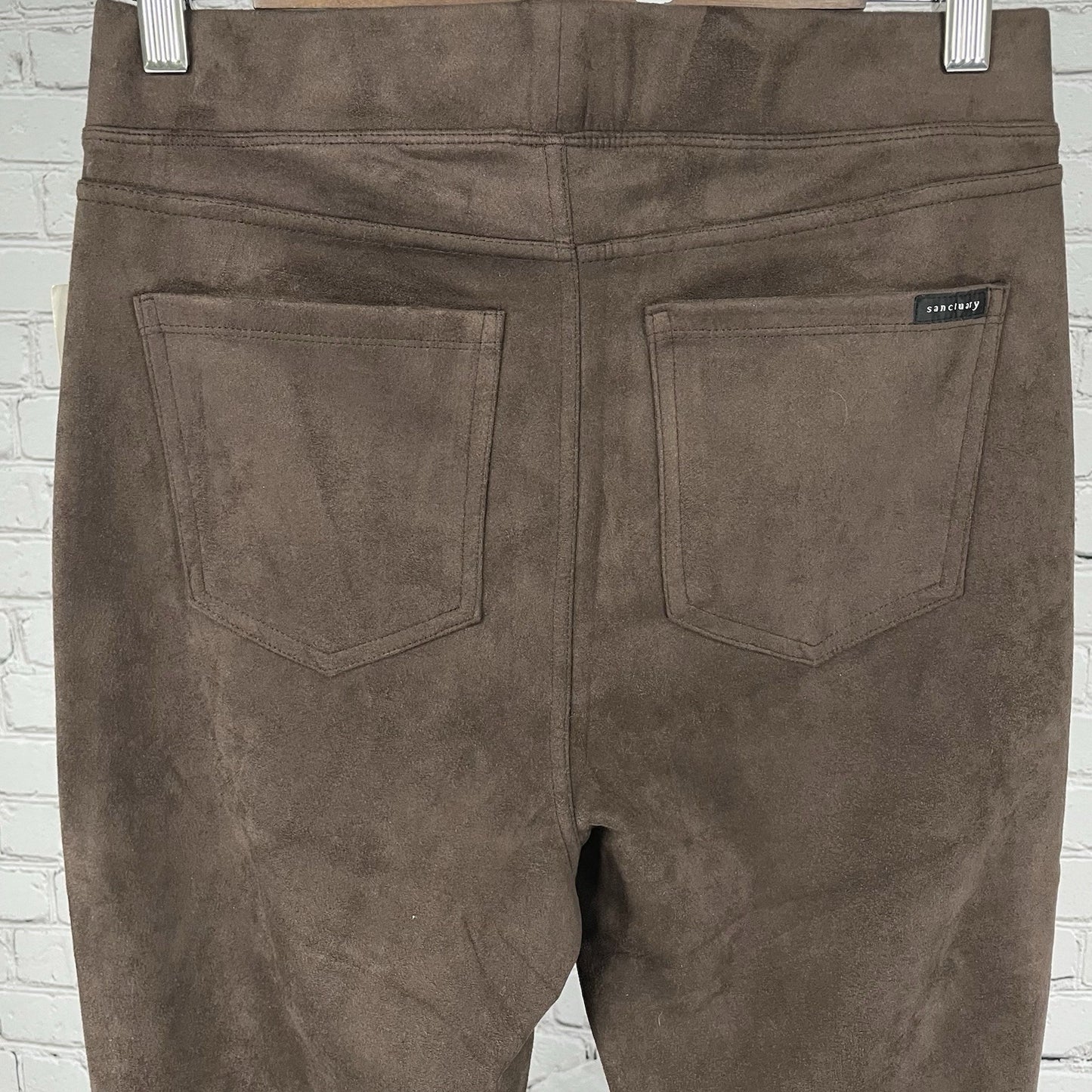 NWD Sanctuary Brown Velvety Soft High Rise Stretch Pants Size Medium M (28x28)