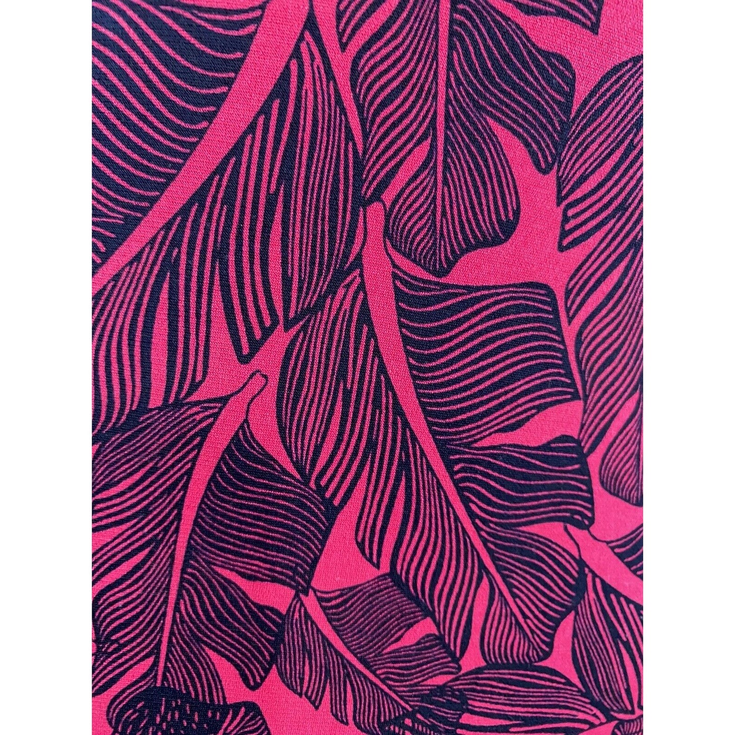 NWT Banana Republic Pink Blue Leafy Print Racerback Flowy Knee Length Dress XS