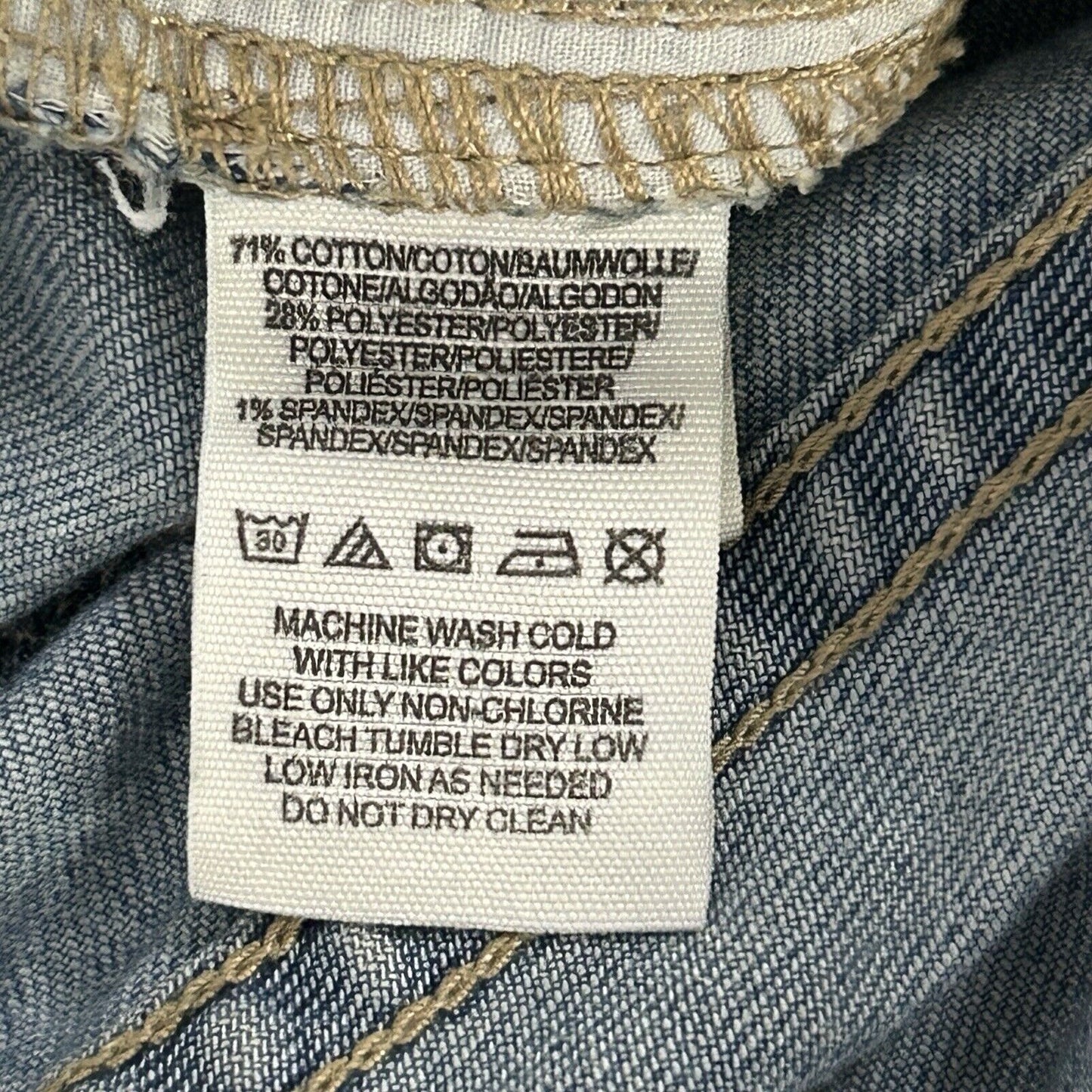 Free People Light Blue Distressed Mid Rise Denim Jeans Size 28 (29X25)