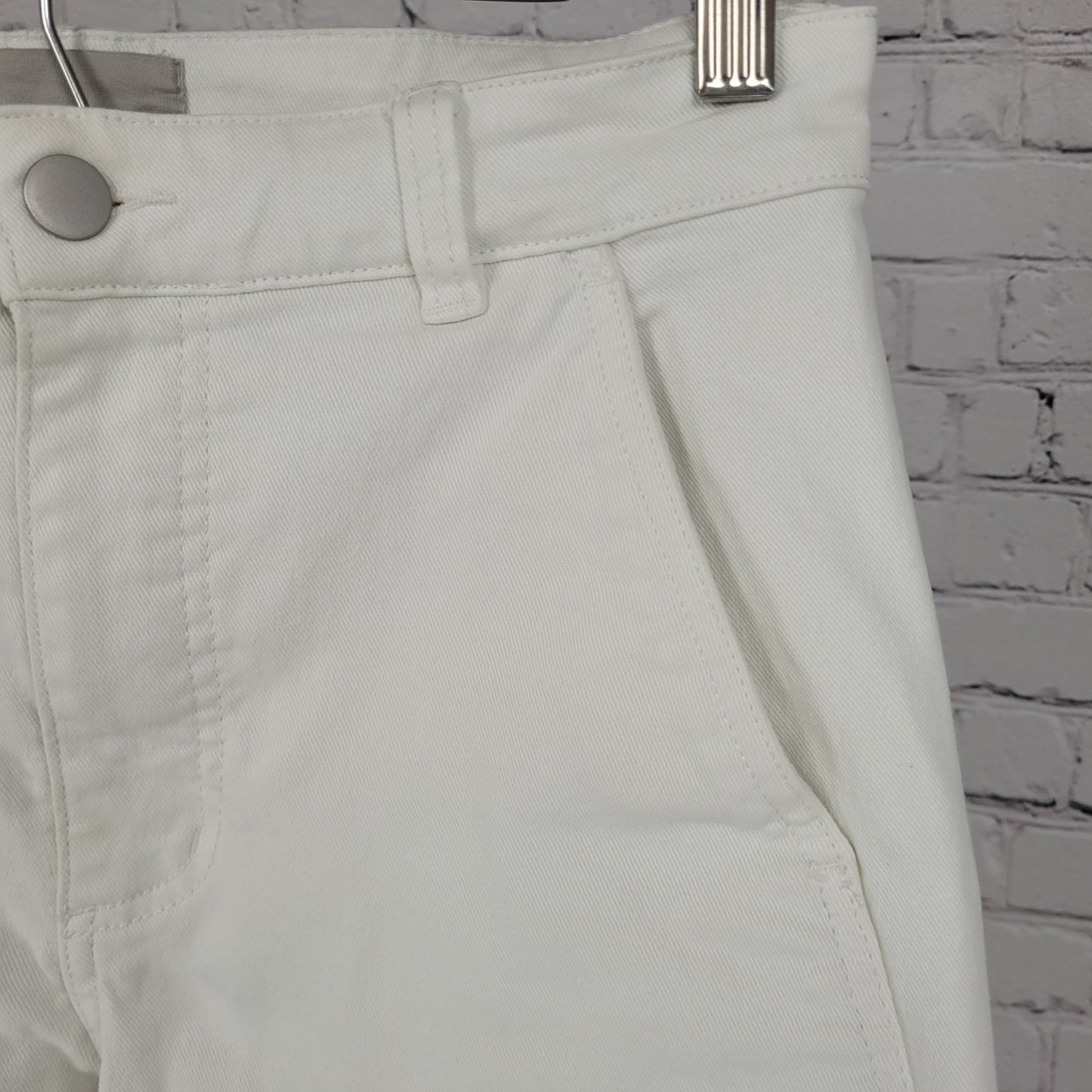 Everlane White Organic Cotton Twill Stretch High Rise Ankle Jeans Size 4 (27x26)