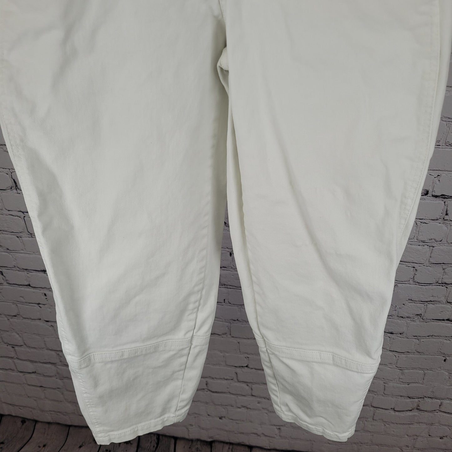 Everlane White Organic Cotton Twill Stretch High Rise Ankle Jeans Size 4 (27x26)