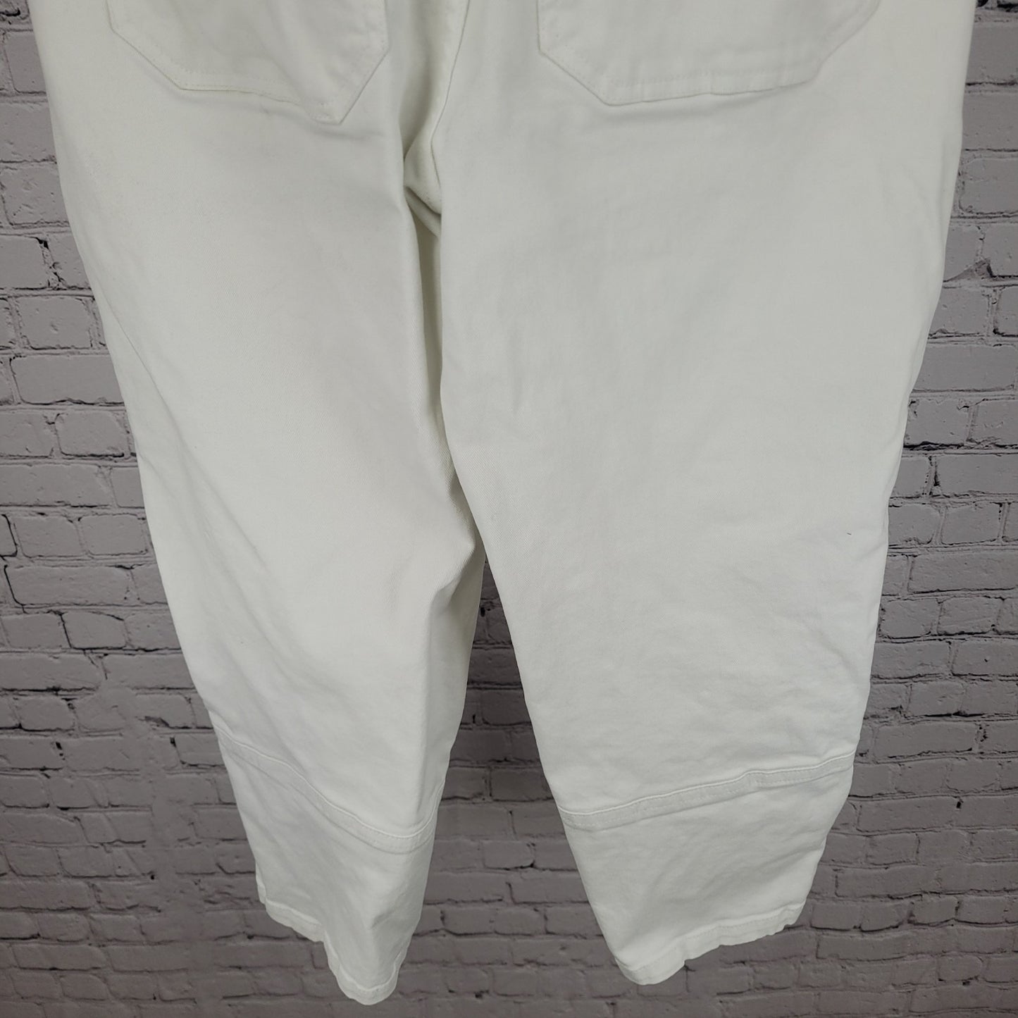 Everlane White Organic Cotton Twill Stretch High Rise Ankle Jeans Size 4 (27x26)