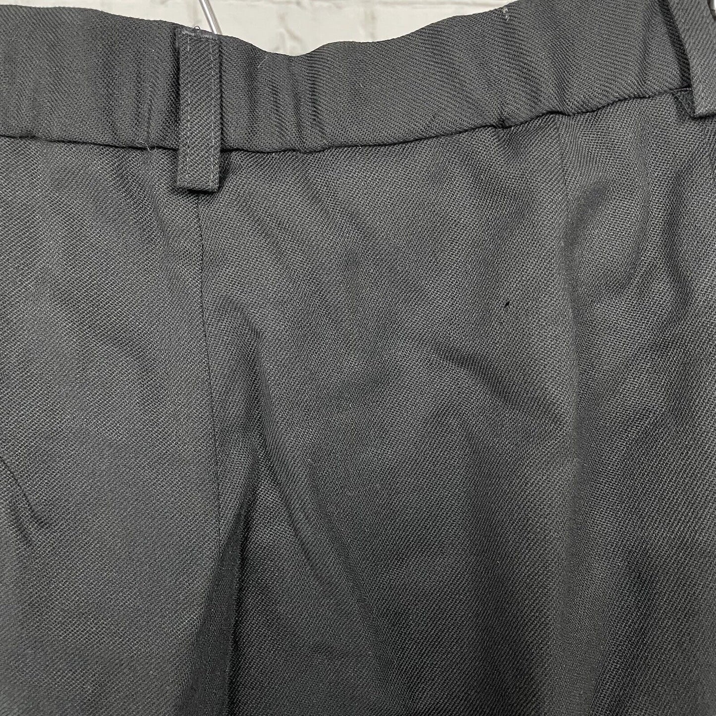 VTG Pendleton Black 100% Virgin Wool High Rise Dress Pants USA Size 14P (33x27)