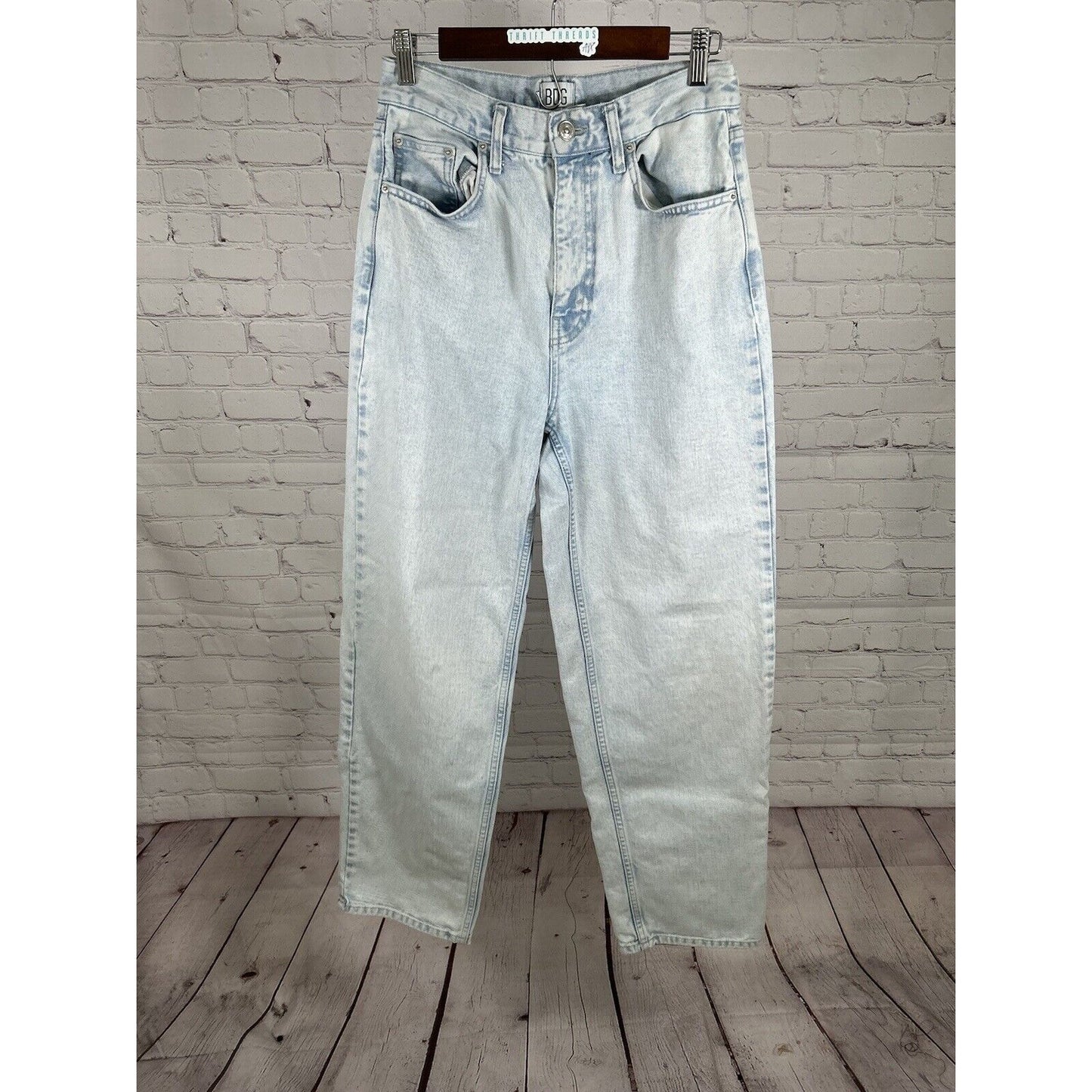 BDG Urban Outfitters Womens High Rise Baggy Light Wash Denim Jeans 29 (29 x 31)