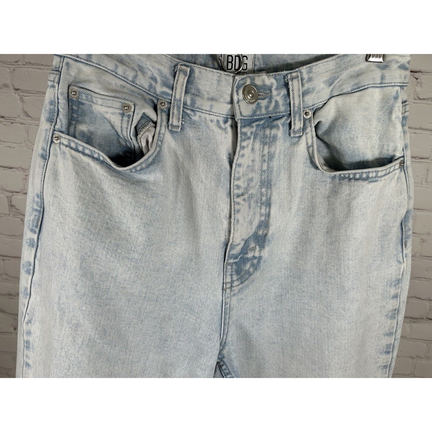 BDG Urban Outfitters Womens High Rise Baggy Light Wash Denim Jeans 29 (29 x 31)