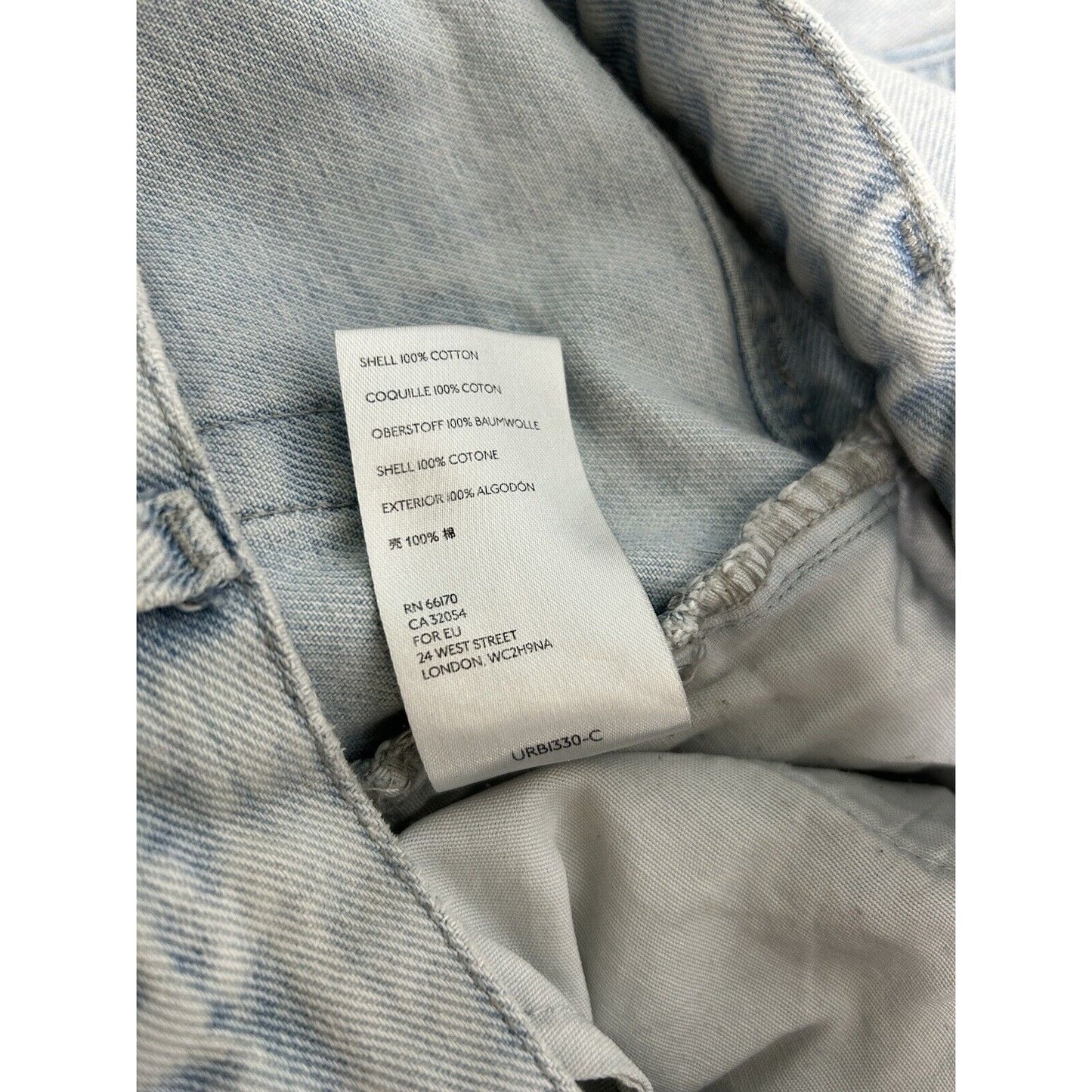 BDG Urban Outfitters Womens High Rise Baggy Light Wash Denim Jeans 29 (29 x 31)