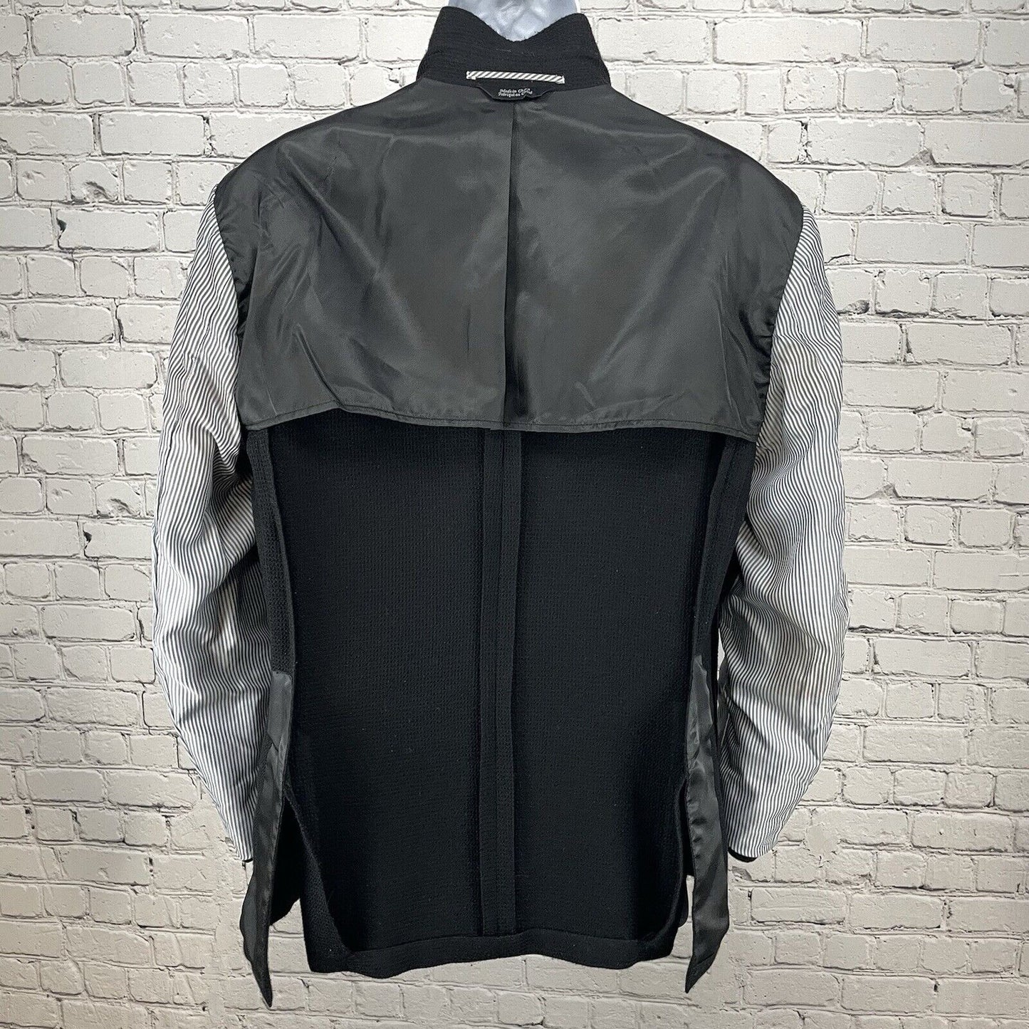 Sake Fifth Avenue Black Wool Slim Fit Lightweight Super 110’s Blazer Size 40R