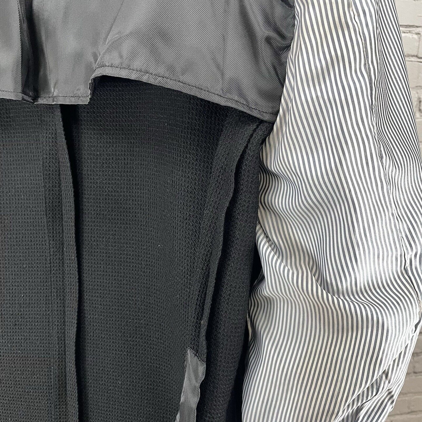 Sake Fifth Avenue Black Wool Slim Fit Lightweight Super 110’s Blazer Size 40R