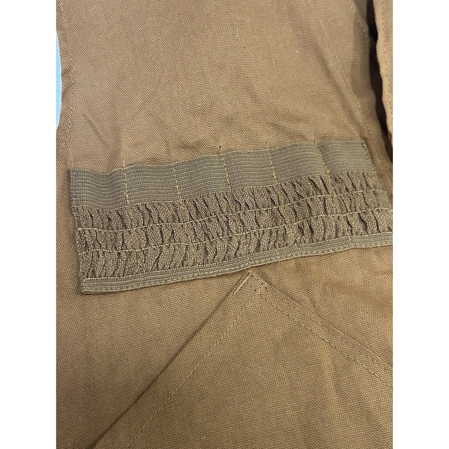 VTG Black Sheep Brand Brown Cotton Back Pocket Hunting Clothing Vest Japan XL