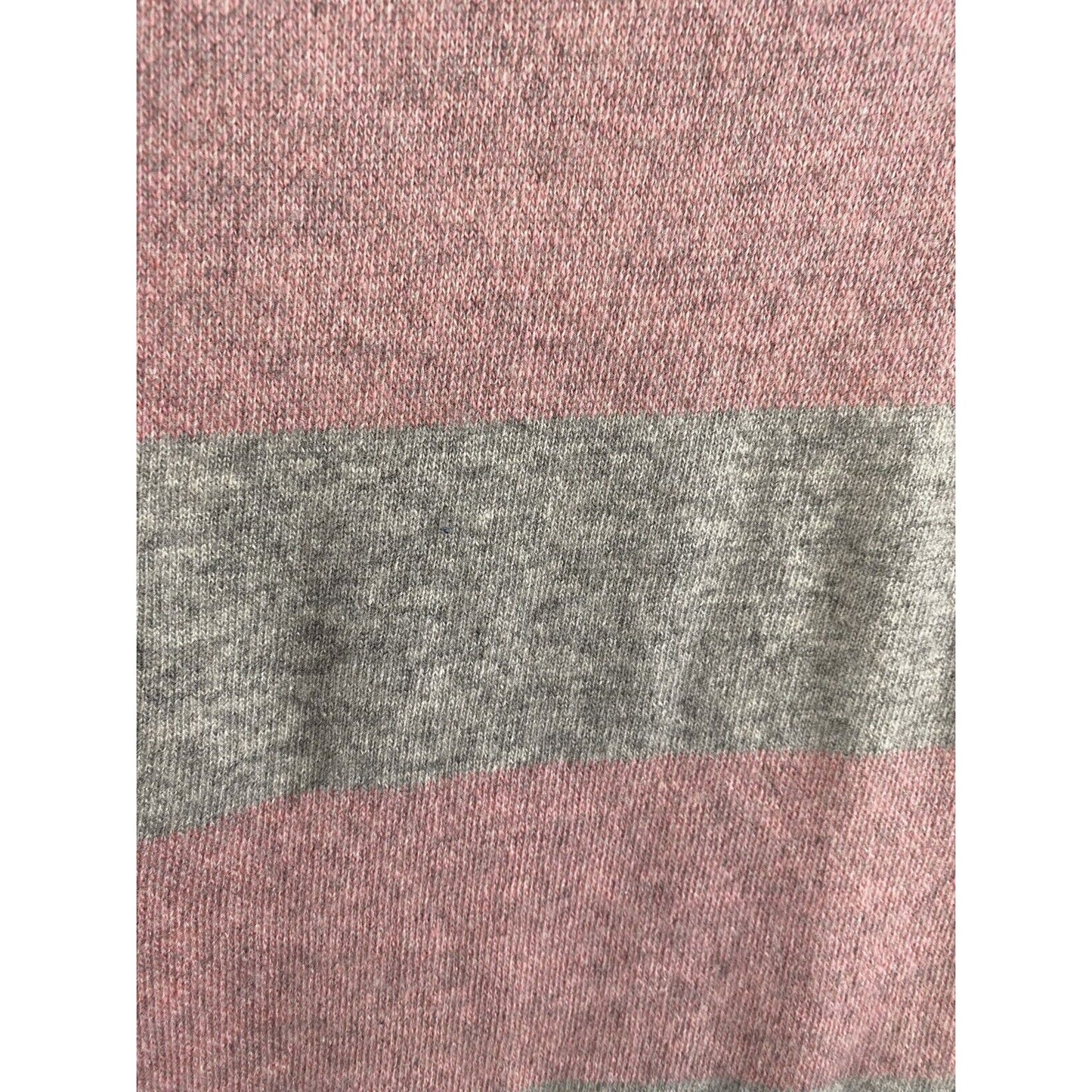 Banana Republic Filpucci Gray Pink Stripe Italian Yarn Wool Knit Sweater XS