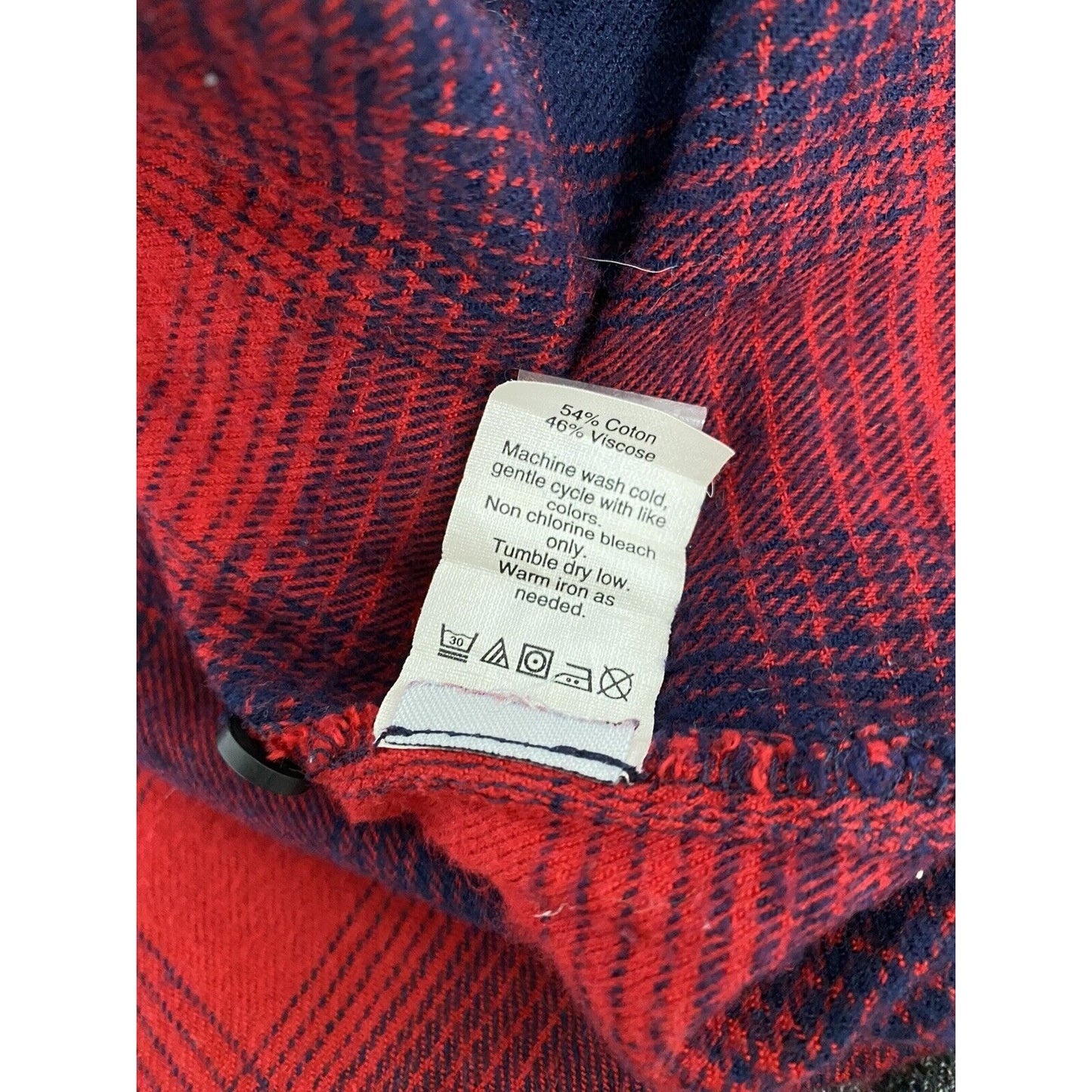 Madewell Classic Fit Plaid Flannel Cotton Blend Long Sleeve Button Shirt Small S
