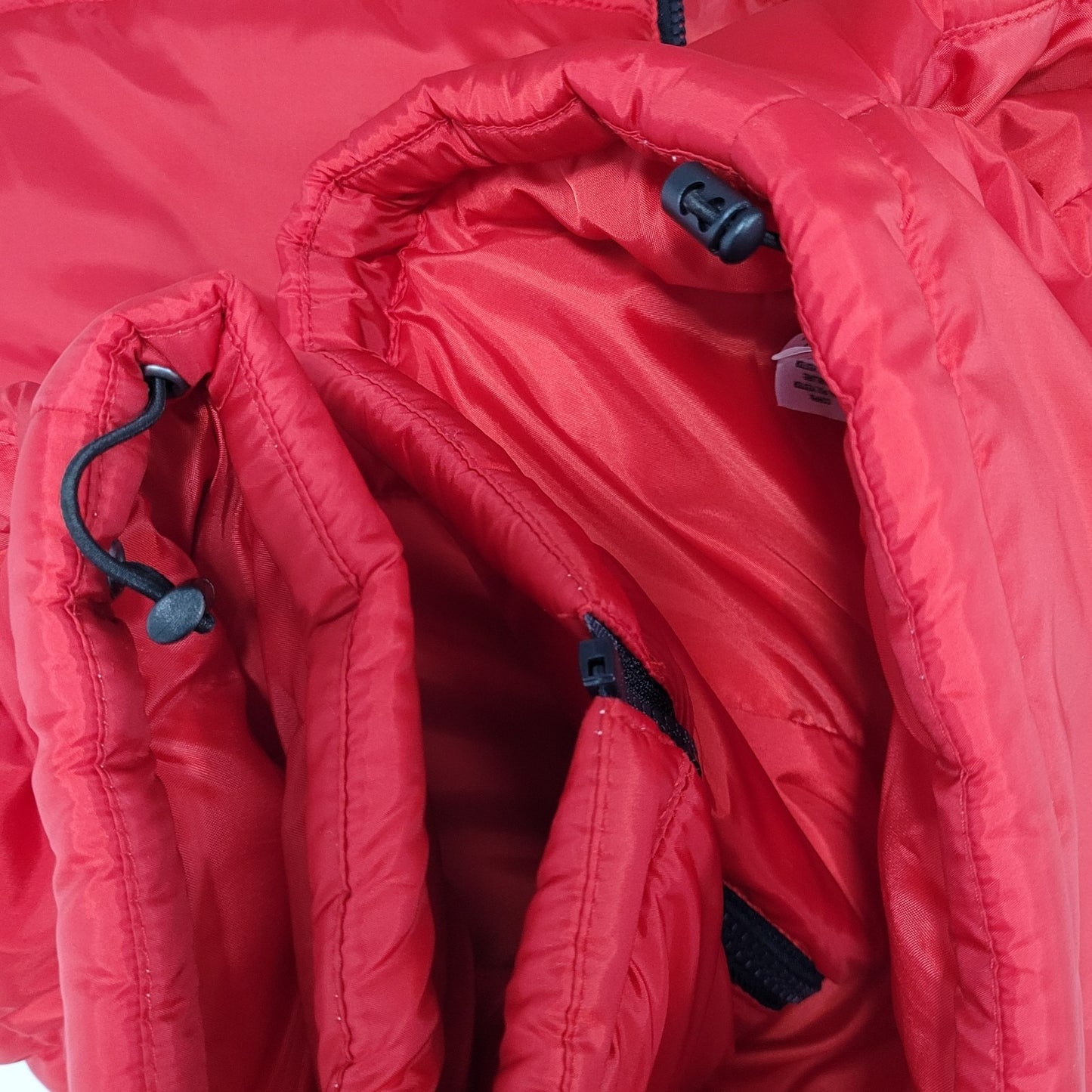 NWT ABOUND Red Insulated Lightweight Pockets Puffer Jacket Vest Size Small S