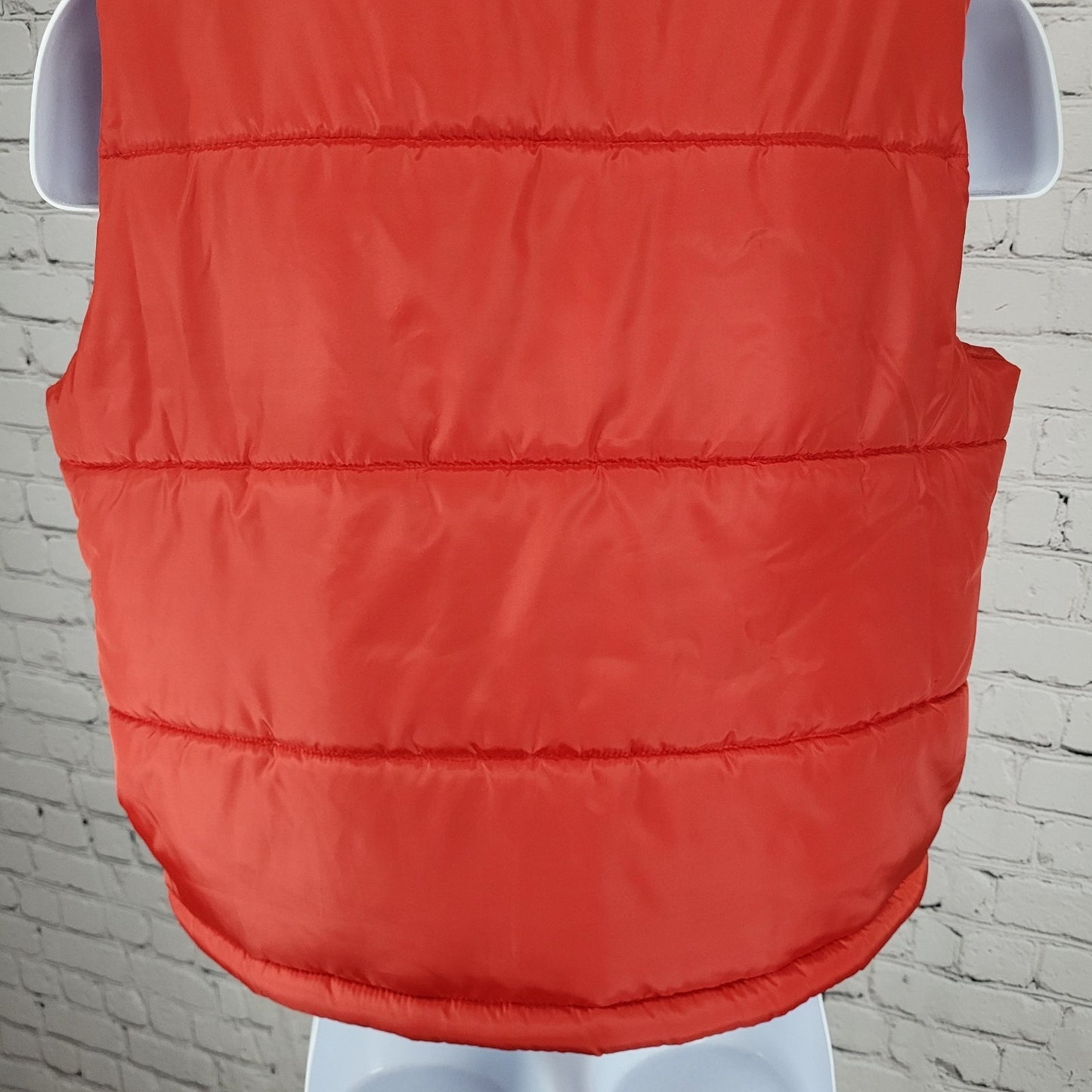 NWT ABOUND Red Insulated Lightweight Pockets Puffer Jacket Vest Size Small S