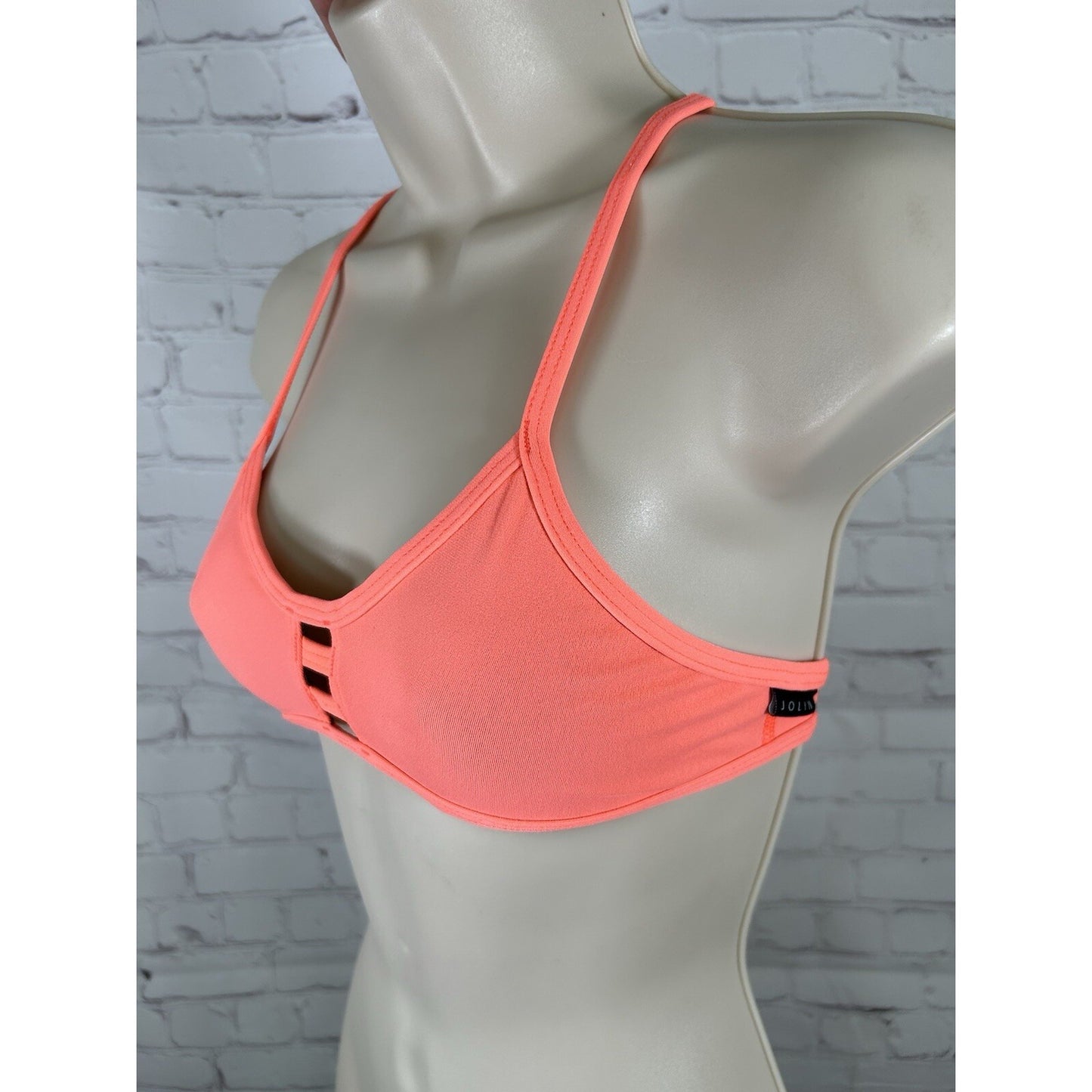 Jolyn Neon Pink Racerback Tomcat Adjustable Athletic Women’s Swimsuit Top XS
