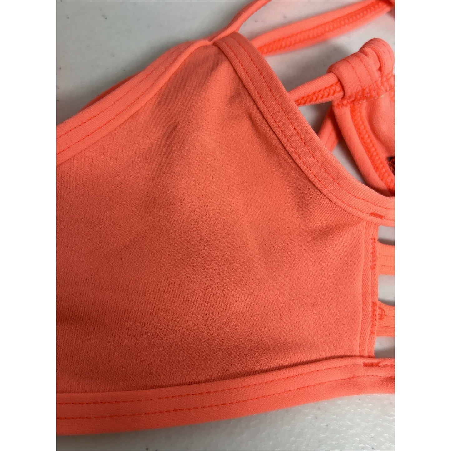 Jolyn Neon Pink Racerback Tomcat Adjustable Athletic Women’s Swimsuit Top XS