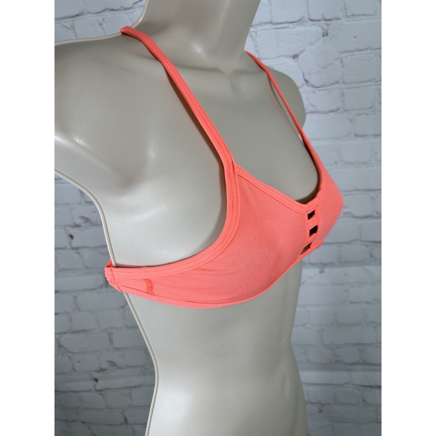 Jolyn Neon Pink Racerback Tomcat Adjustable Athletic Women’s Swimsuit Top XS