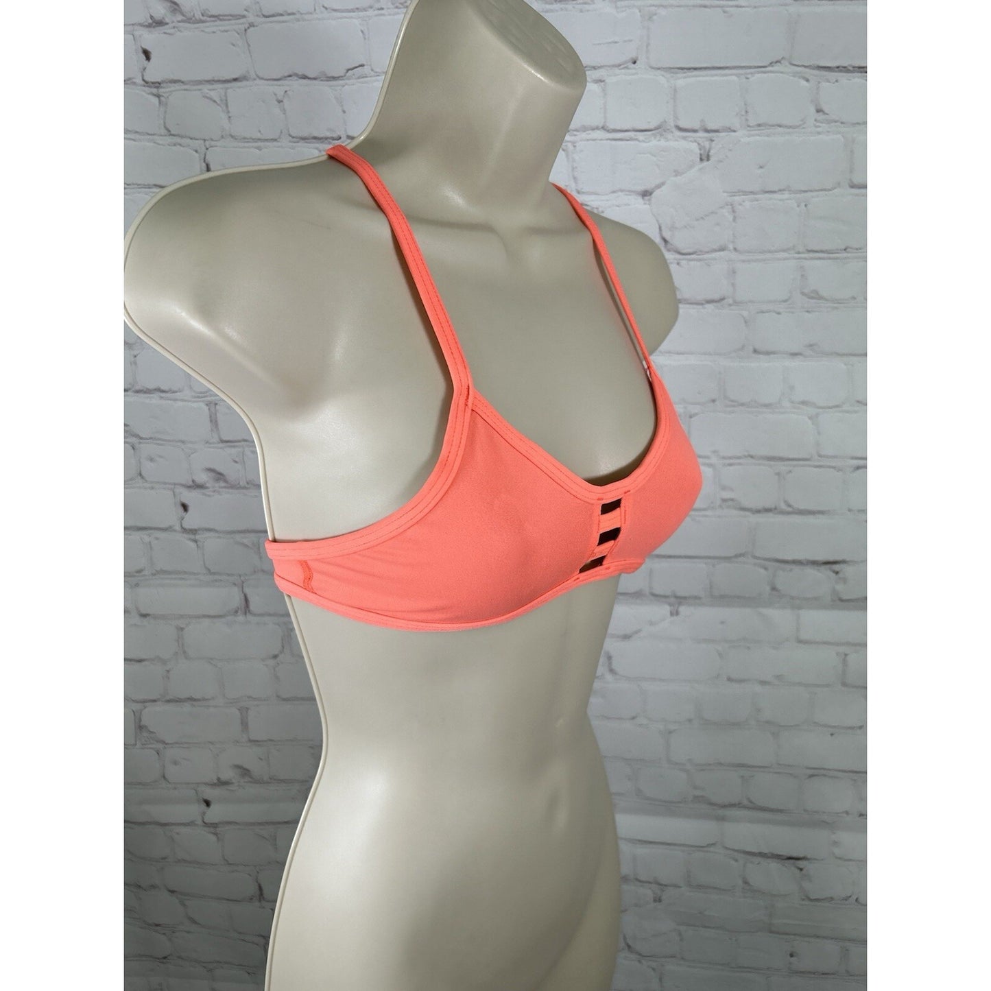 Jolyn Neon Pink Racerback Tomcat Adjustable Athletic Women’s Swimsuit Top XS