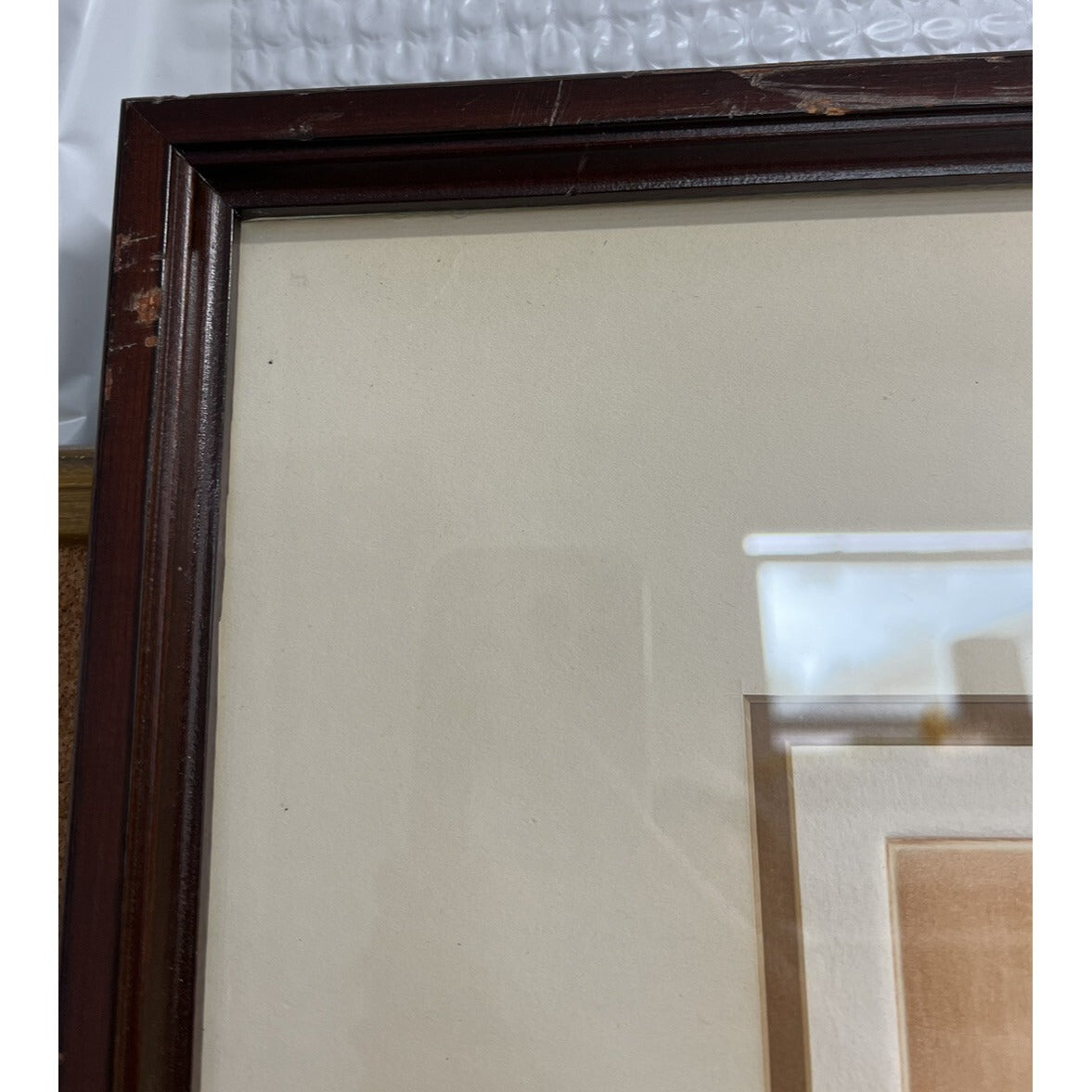 Silent Majesty Etching On Paper Signed By Anne Tuttle Framed And Matted 22”X21”